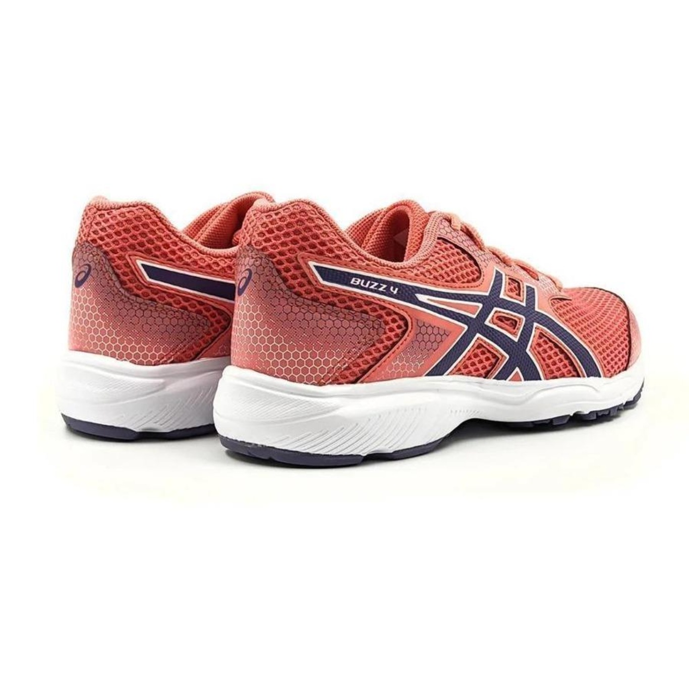 Tênis Asics Buzz 4 Papaya- Infantil - Foto 4