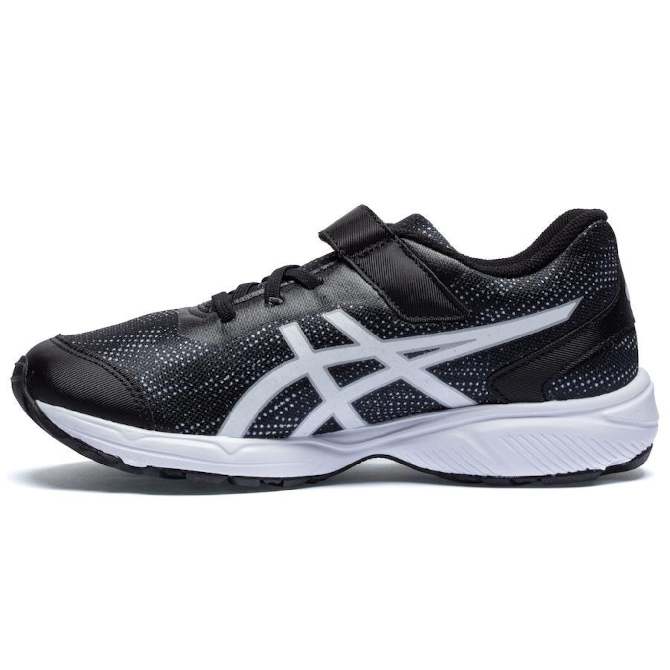 Tênis Asics Fantasy 4 PS Black Pure - Infantil - Foto 2