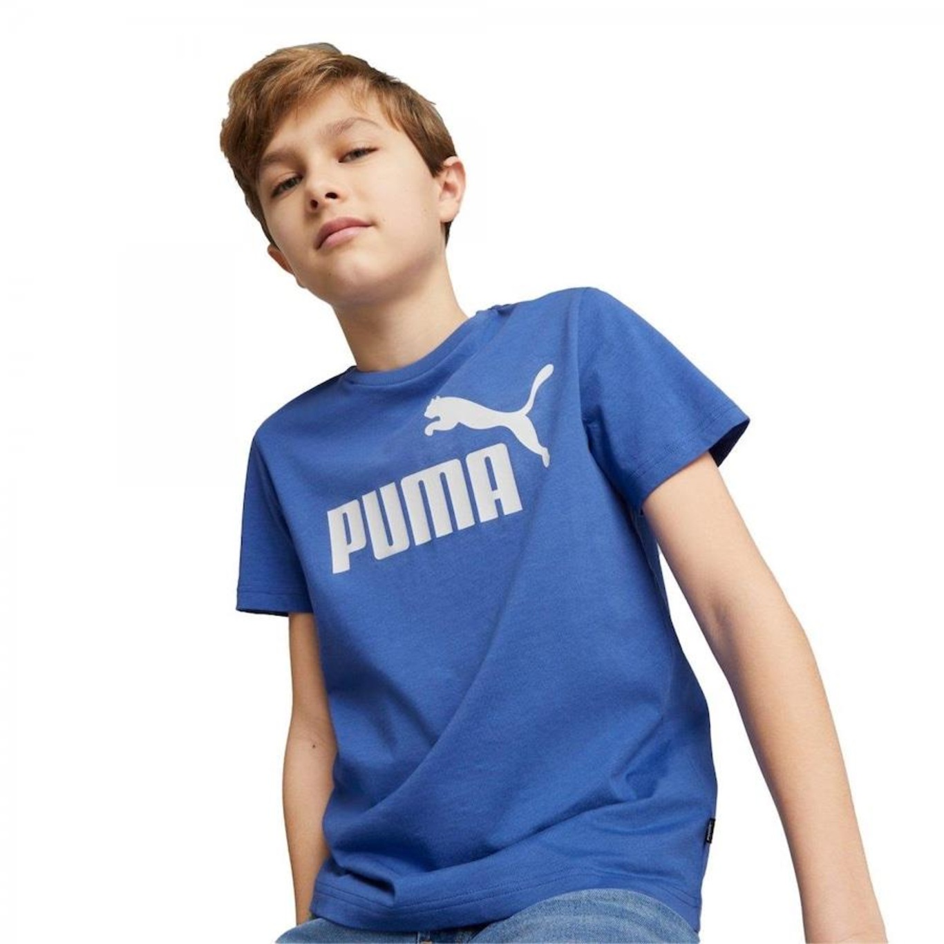 Camiseta Puma Essentials - Infantil - Foto 1