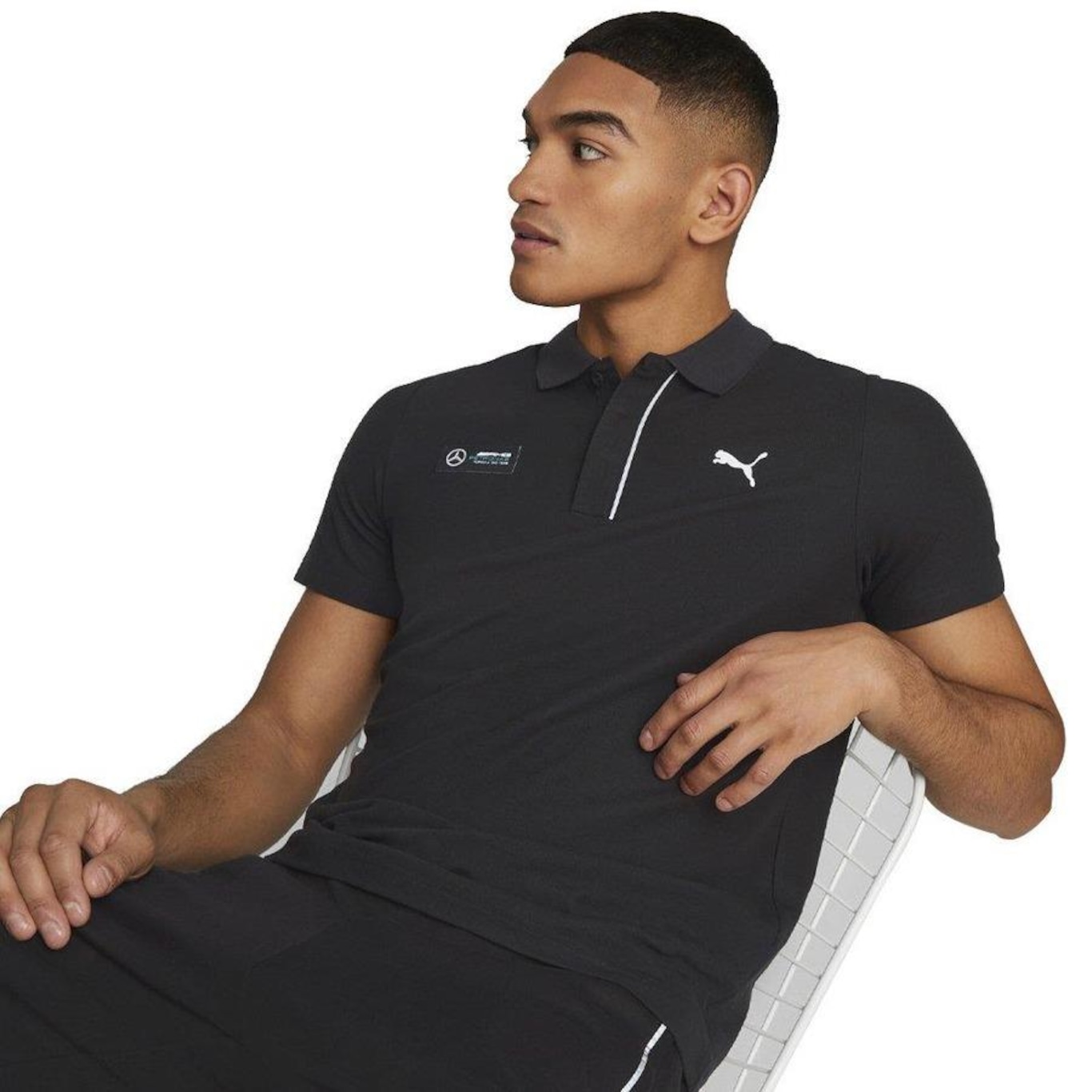 Camiseta Polo Puma Forest Masculina - Foto 1