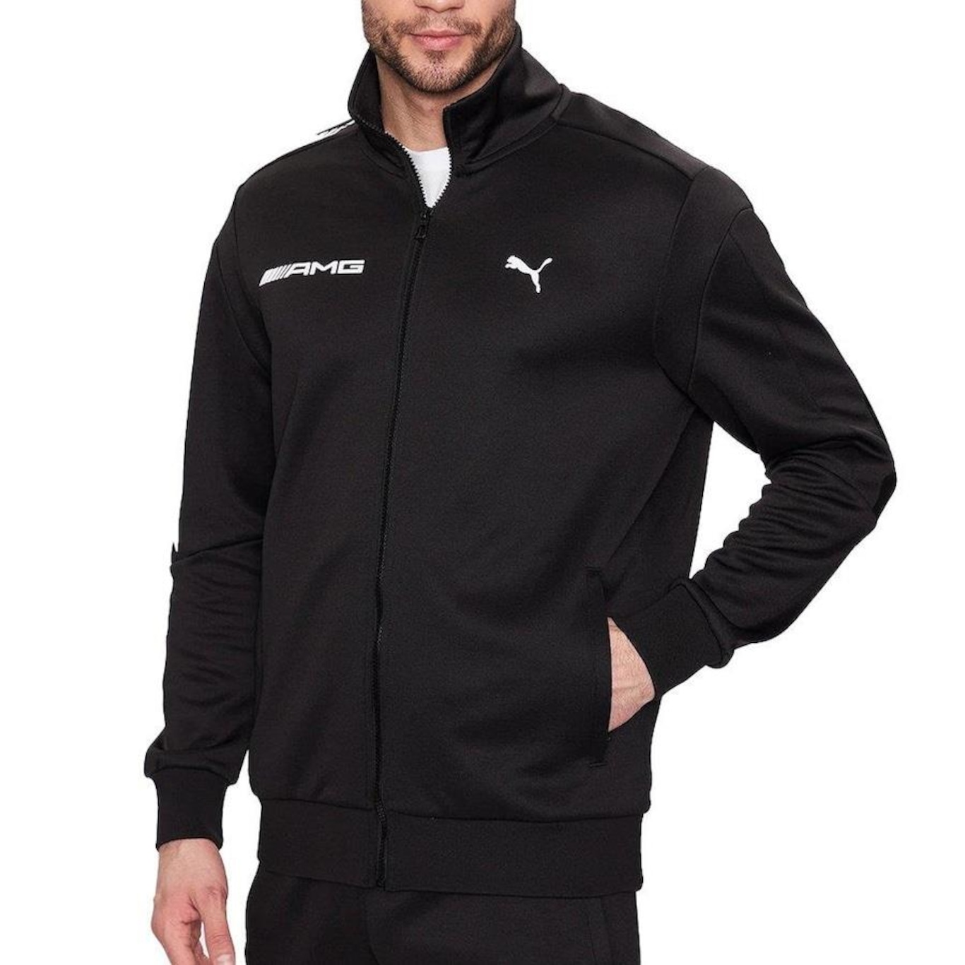 Jaqueta sem Capuz Puma MAPF1 Track - Masculina - Foto 1