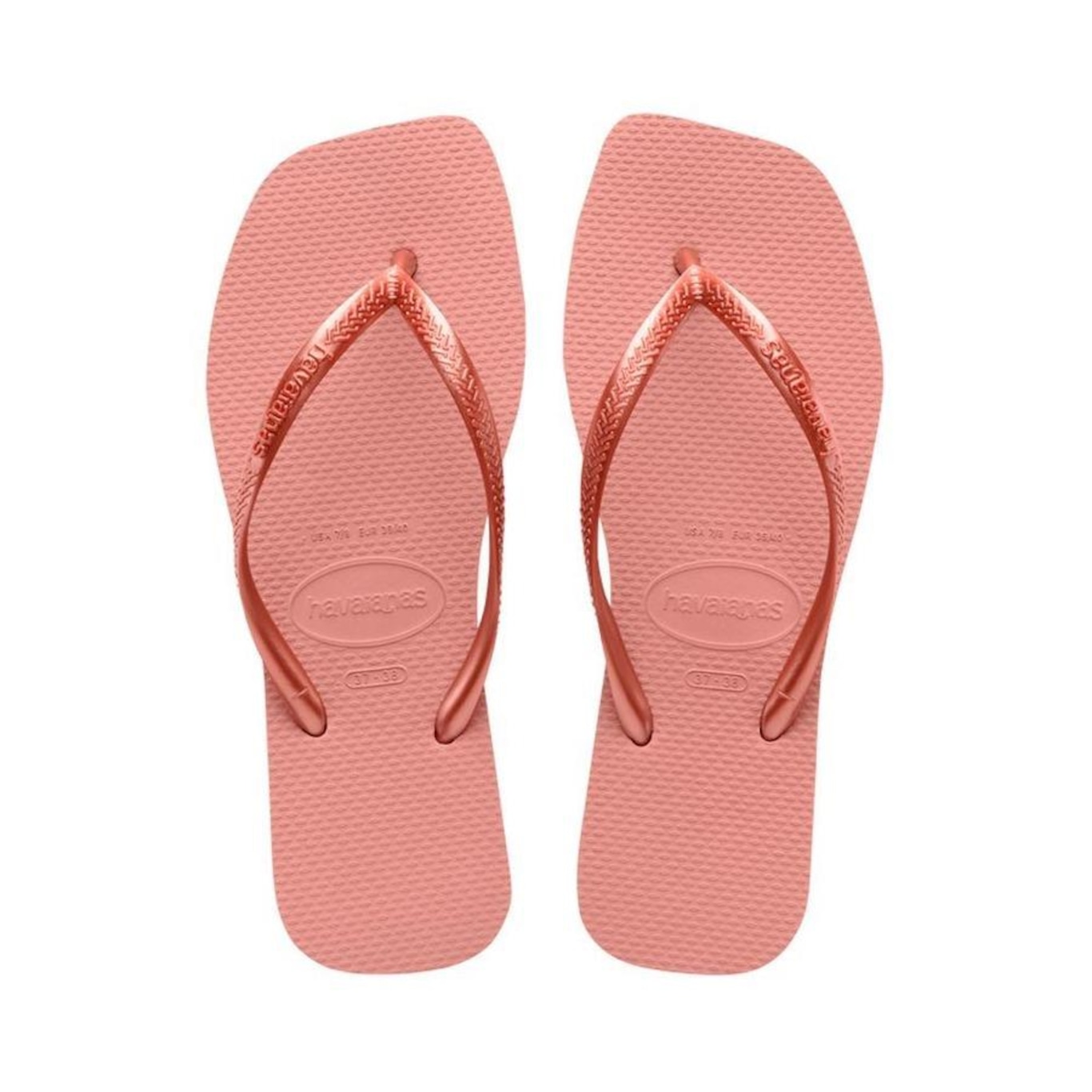 Chinelo Havaianas Slim Base Retangular - Feminino - Foto 5