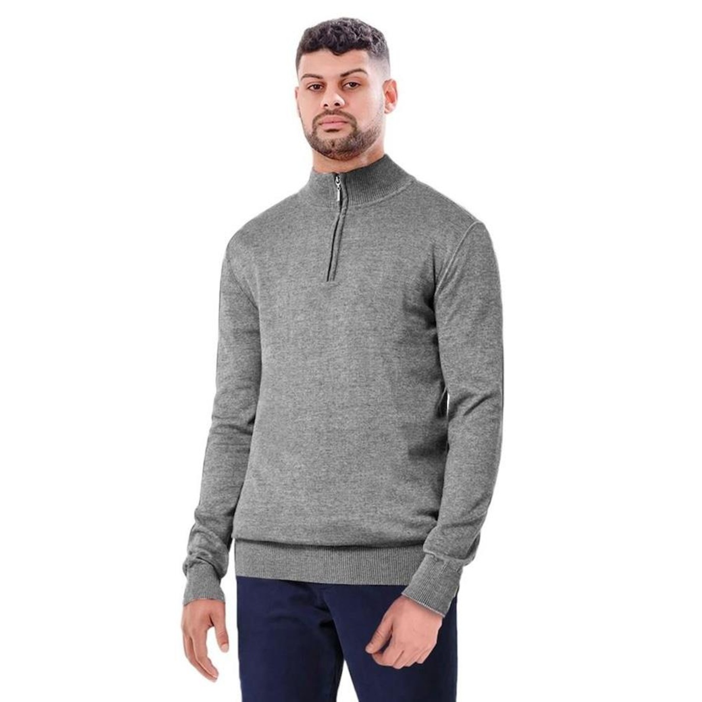 Blusão sem Capuz Esporte Legal Essentials Zíper - Masculino - Foto 1