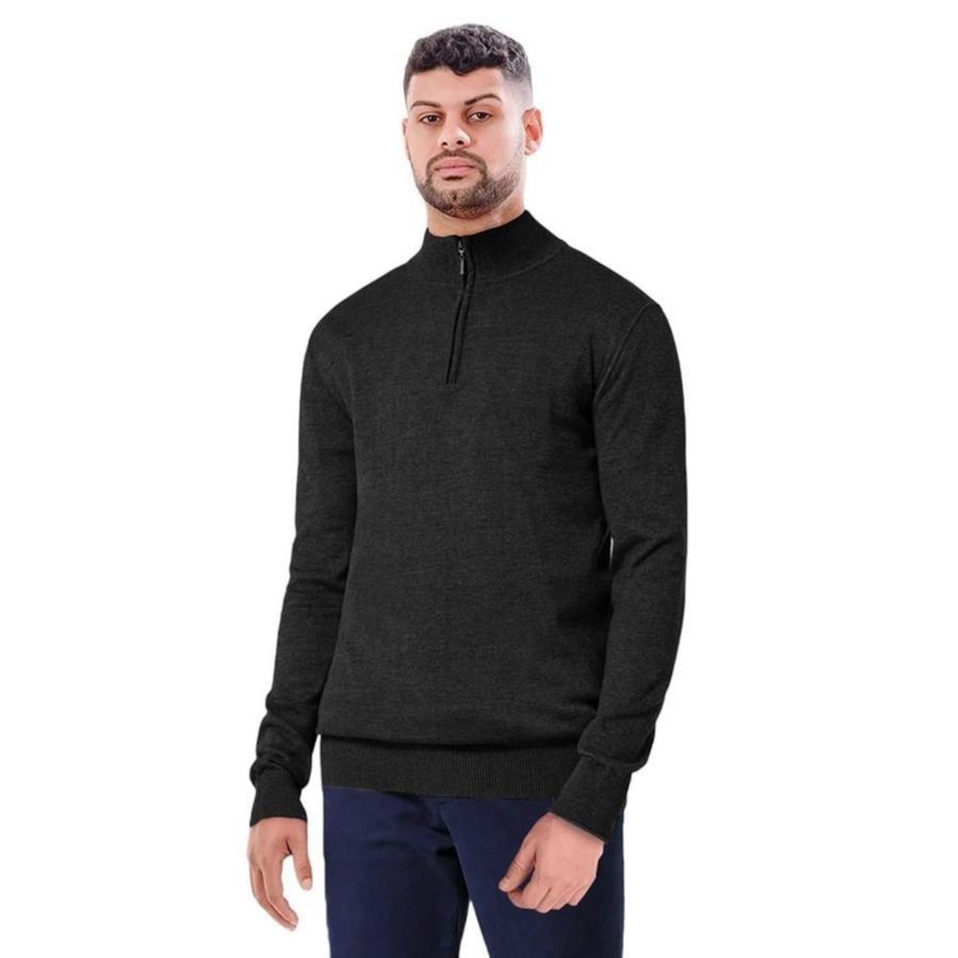 Blusão sem Capuz Esporte Legal Essentials Zíper - Masculino - Foto 1