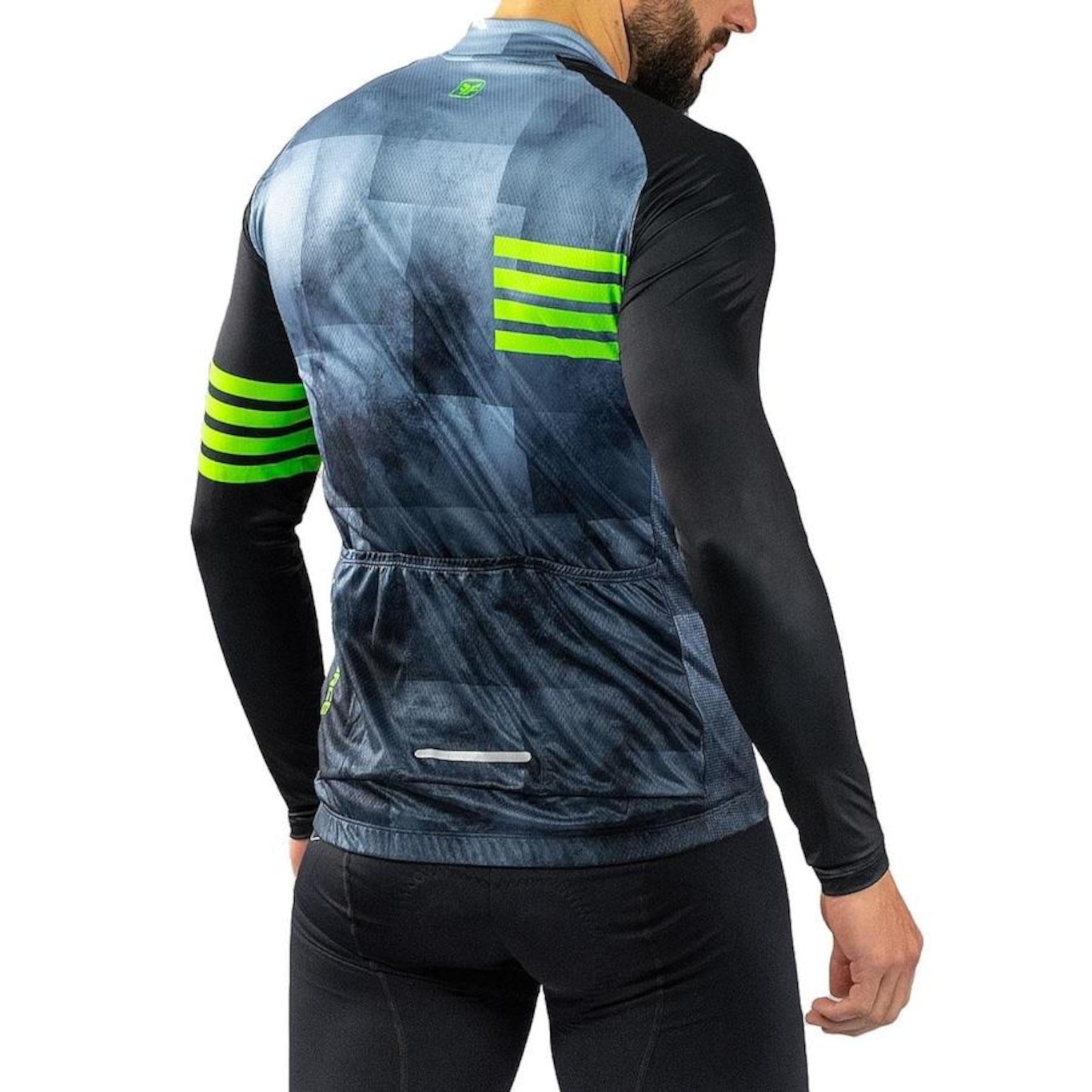 Camisa de Ciclismo Free Force Basic Guard Manga Longa - Masculina - Foto 4