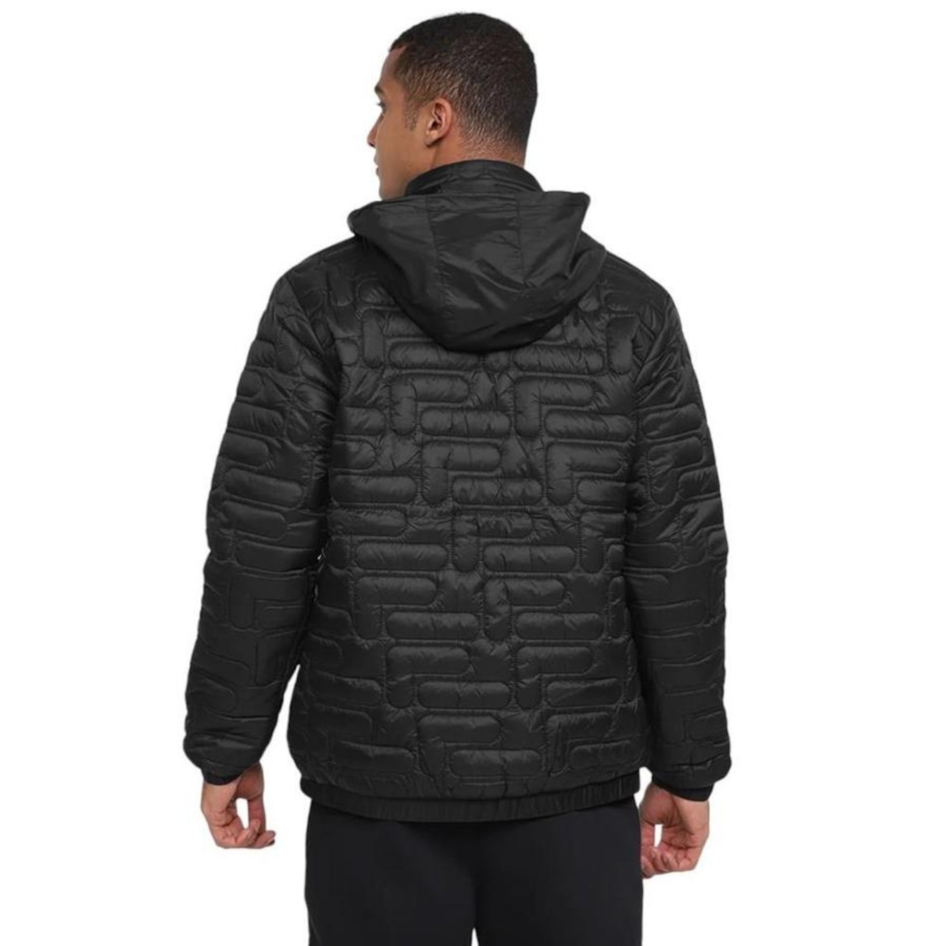 Jaqueta com Capuz Fila Padded Quilt II - Masculina - Foto 2