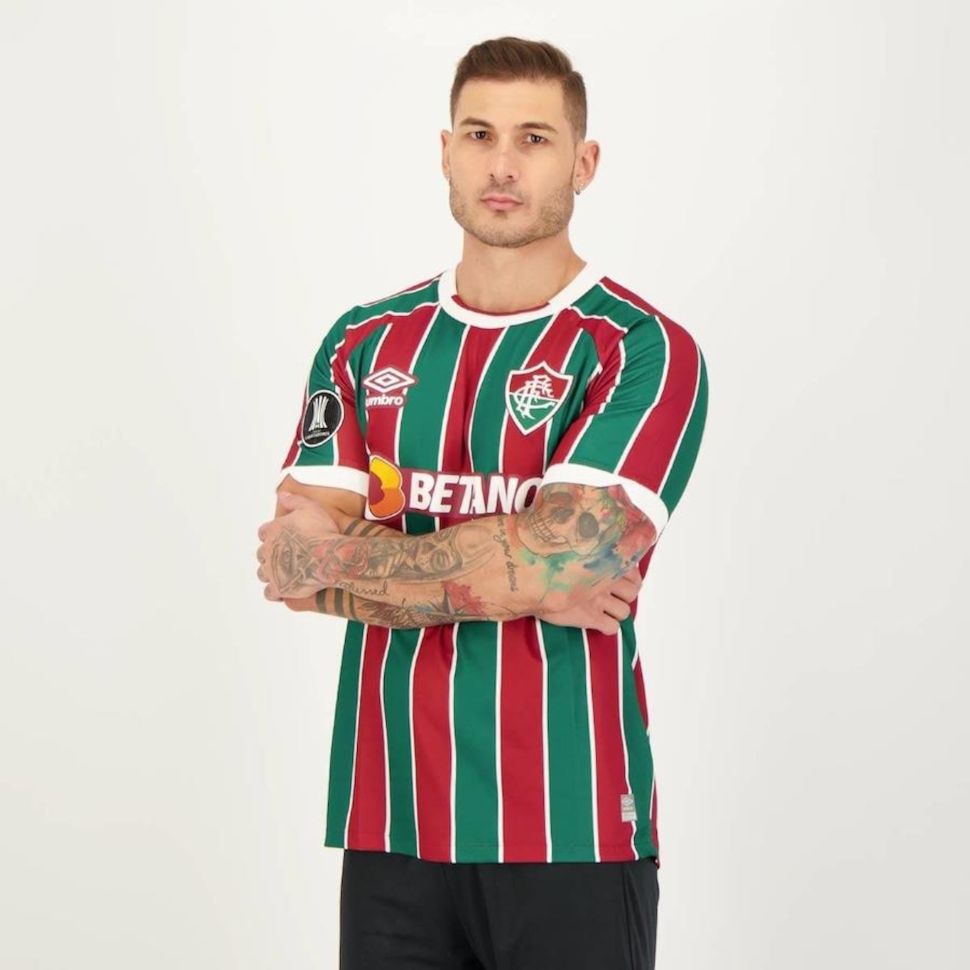 Camisa do Fluminense I 2023 Libertadores Umbro - Masculina - Foto 5