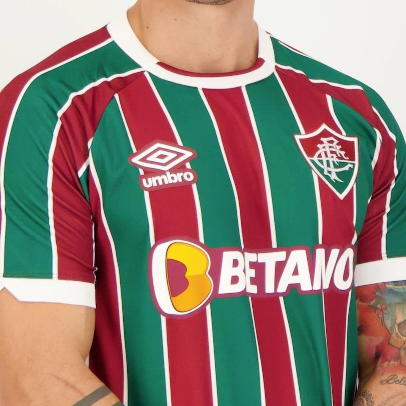 Camisa do Fluminense I 2023 14 G. Cano Umbro - Masculina - Foto 4