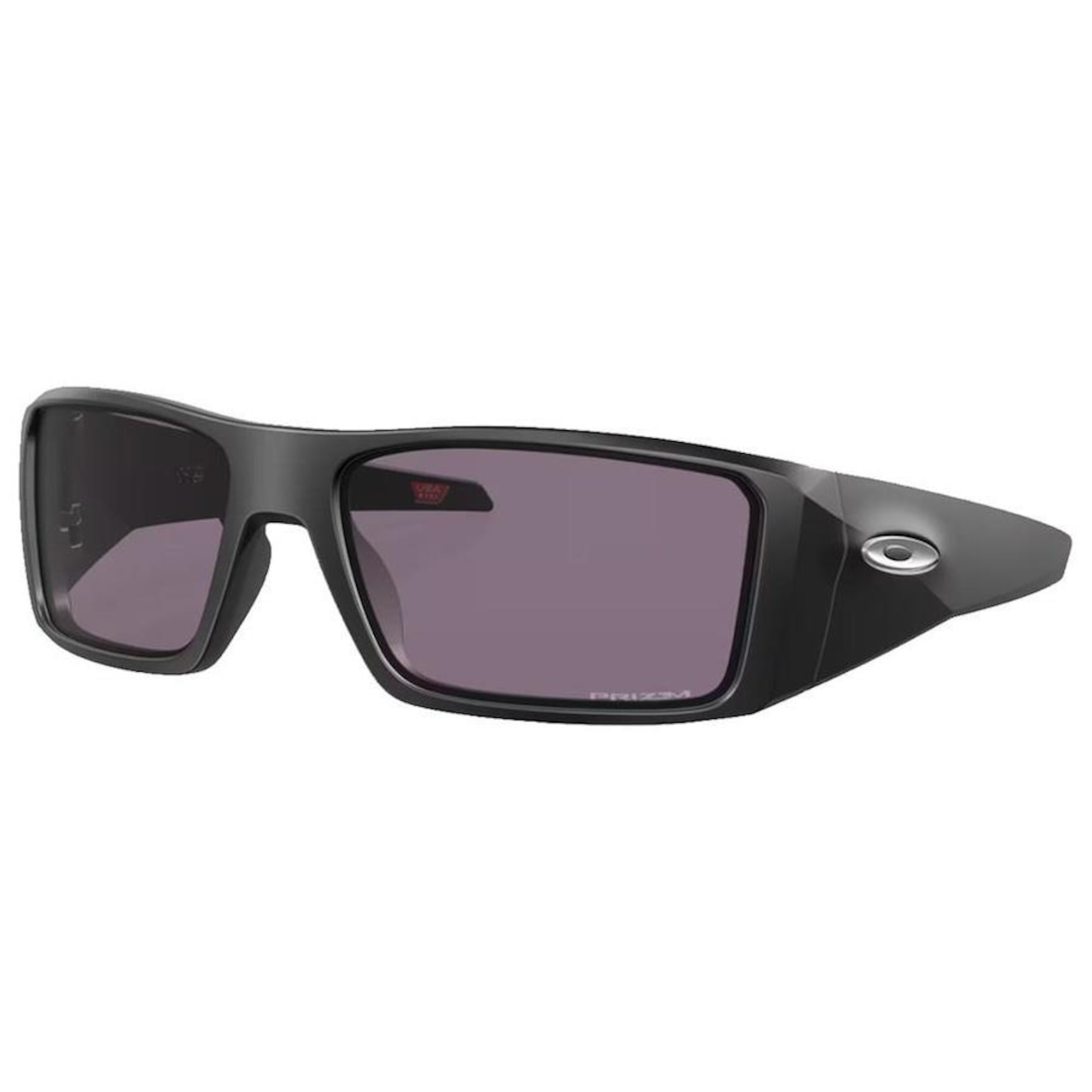 Óculos de Sol Unissex Oakley Heliostat Matte Black Prizm Grey - Foto 1