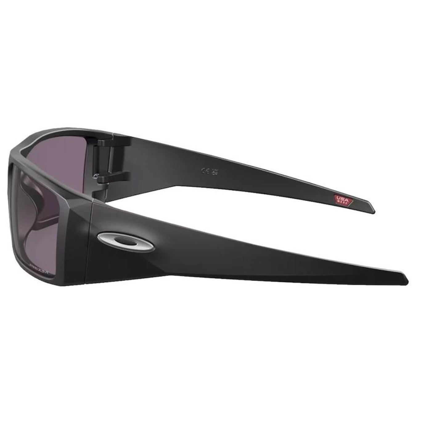 Óculos de Sol Unissex Oakley Heliostat Matte Black Prizm Grey - Foto 3