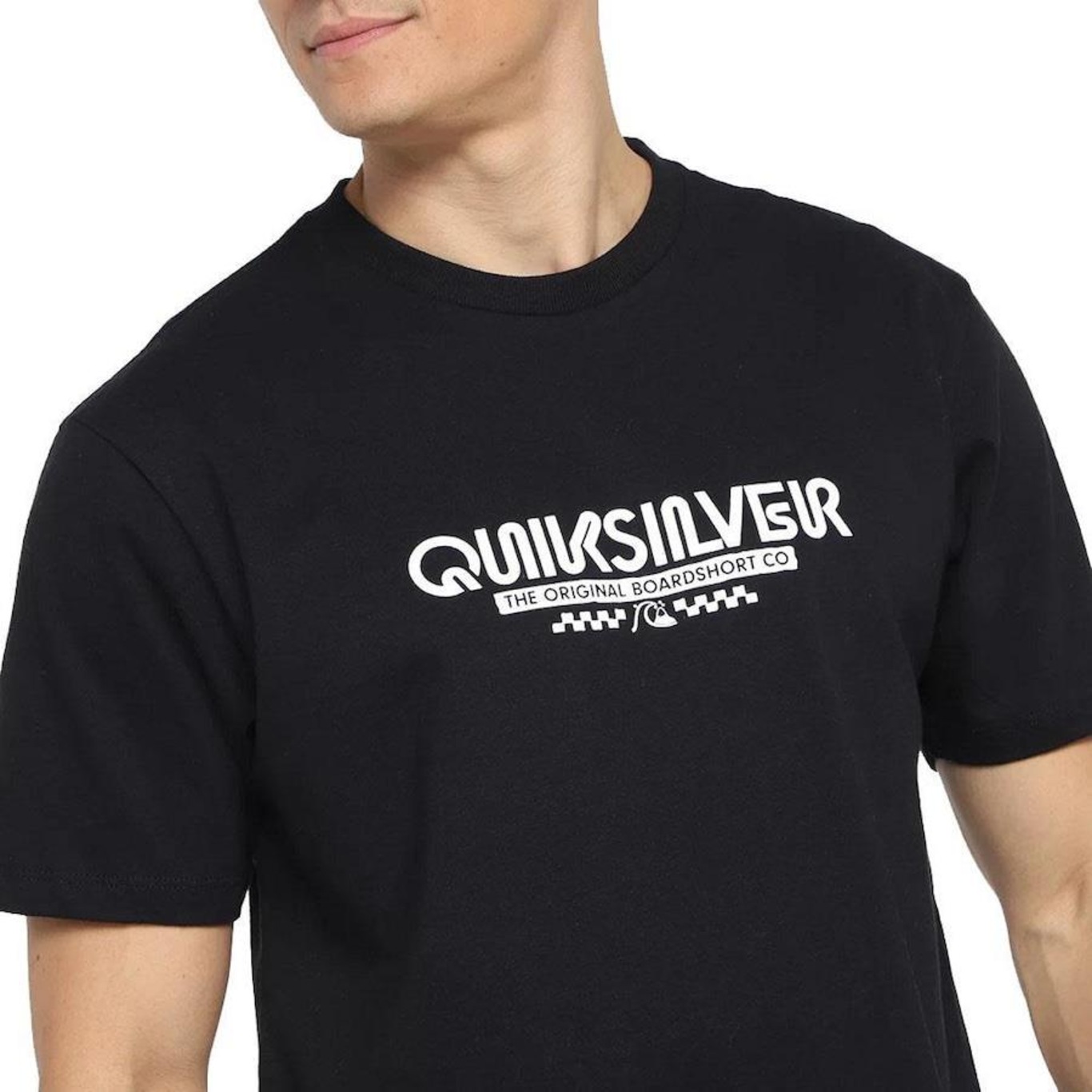 Camiseta Quiksilver Omni Check - Masculina - Foto 4