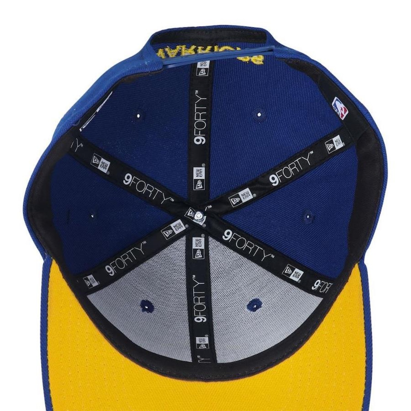 Boné Aba Curva New Era 9Forty NBA Golden State Warriors Team - Snapback - Adulto - Foto 5