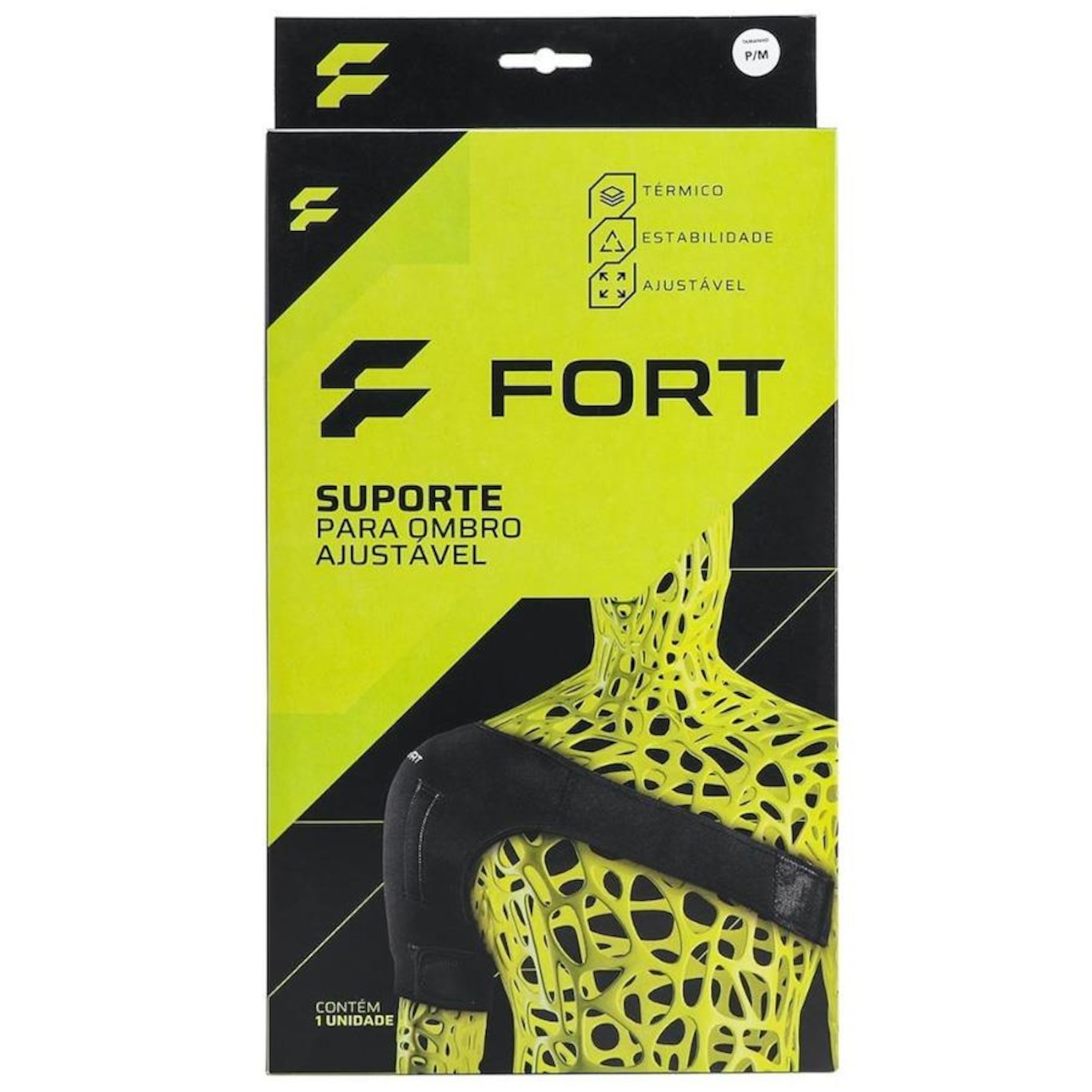 Suporte para Ombro Fort Ajustável Neoprene - Foto 1