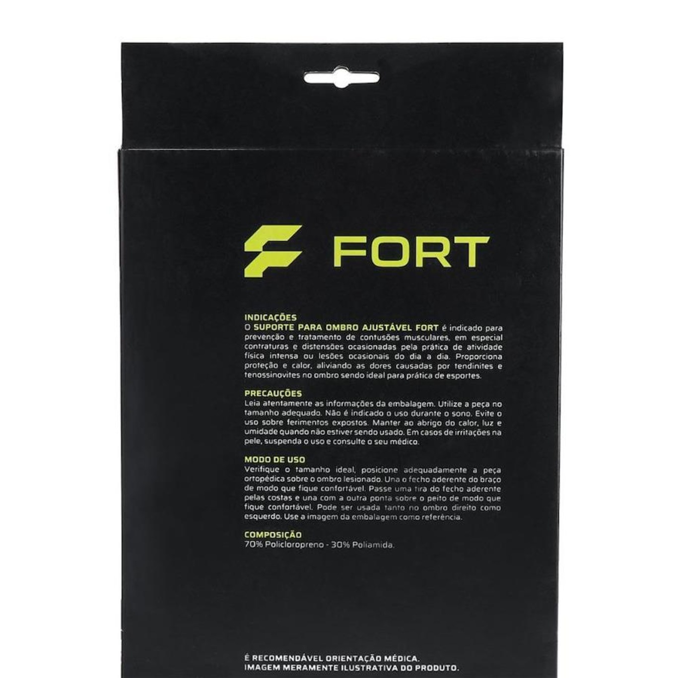 Suporte para Ombro Fort Ajustável Neoprene - Foto 3