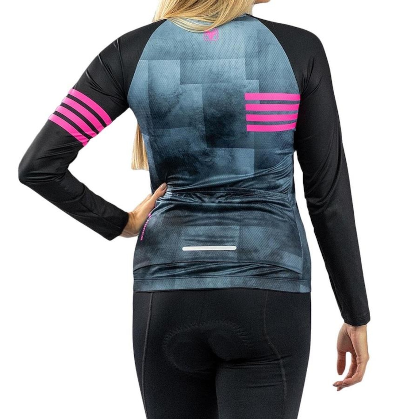 Camiseta de Ciclismo Free Force Manga Longa Basic Care - Feminina - Foto 4