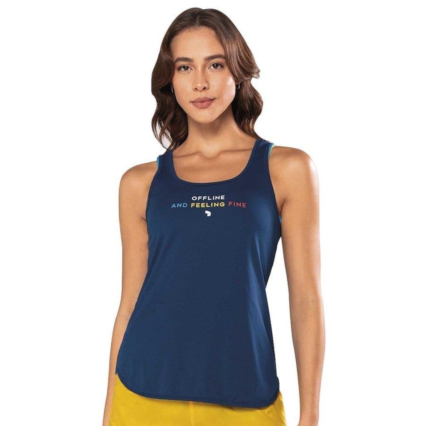 Camiseta Regata Alto Giro Inspiracional - Feminina - Foto 1