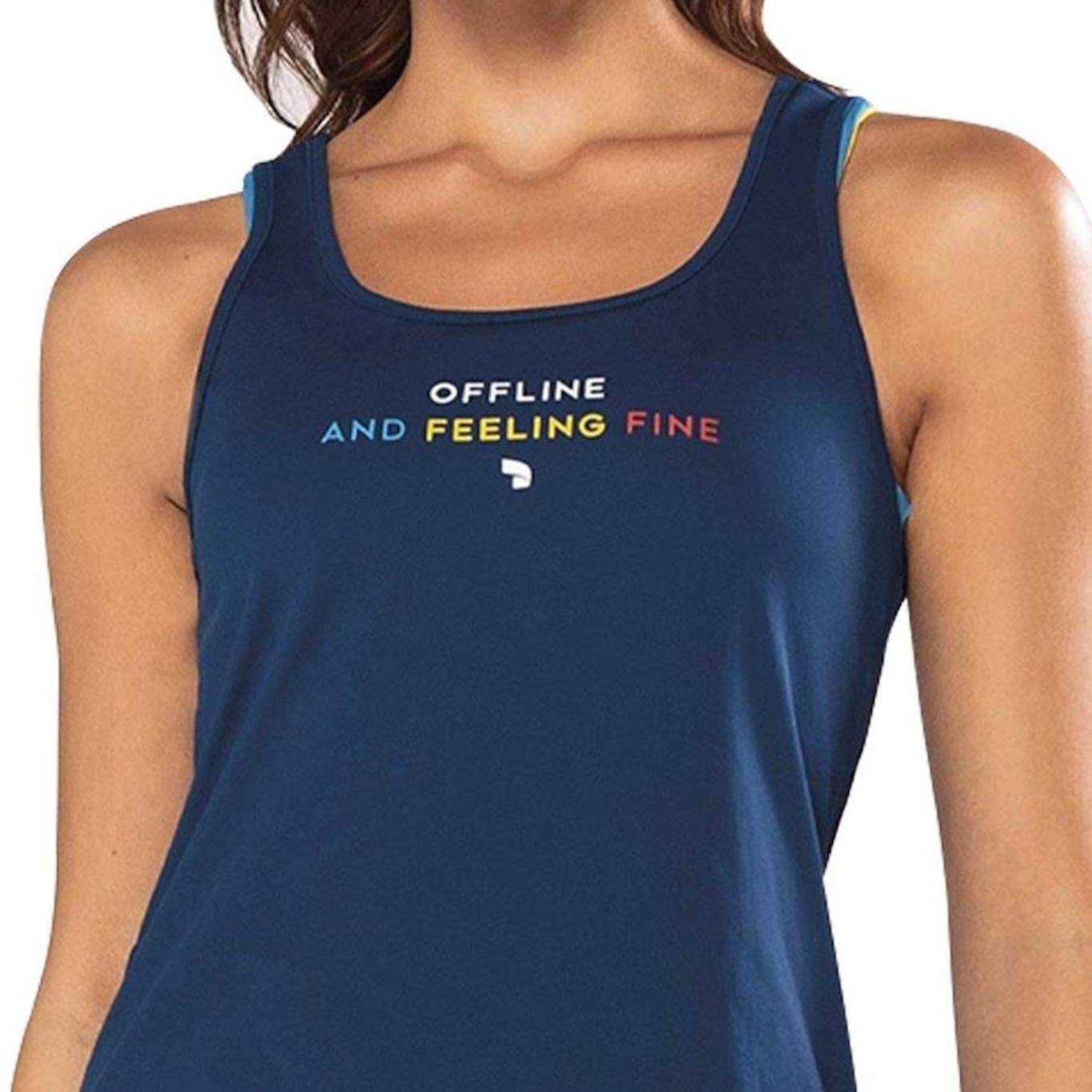 Camiseta Regata Alto Giro Inspiracional - Feminina - Foto 3