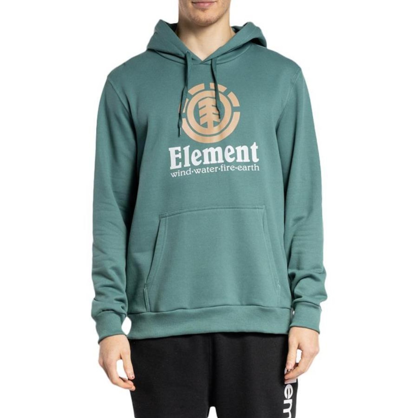 Blusão de Moletom com Capuz Element Canguru Vertical Color - Masculino - Foto 1