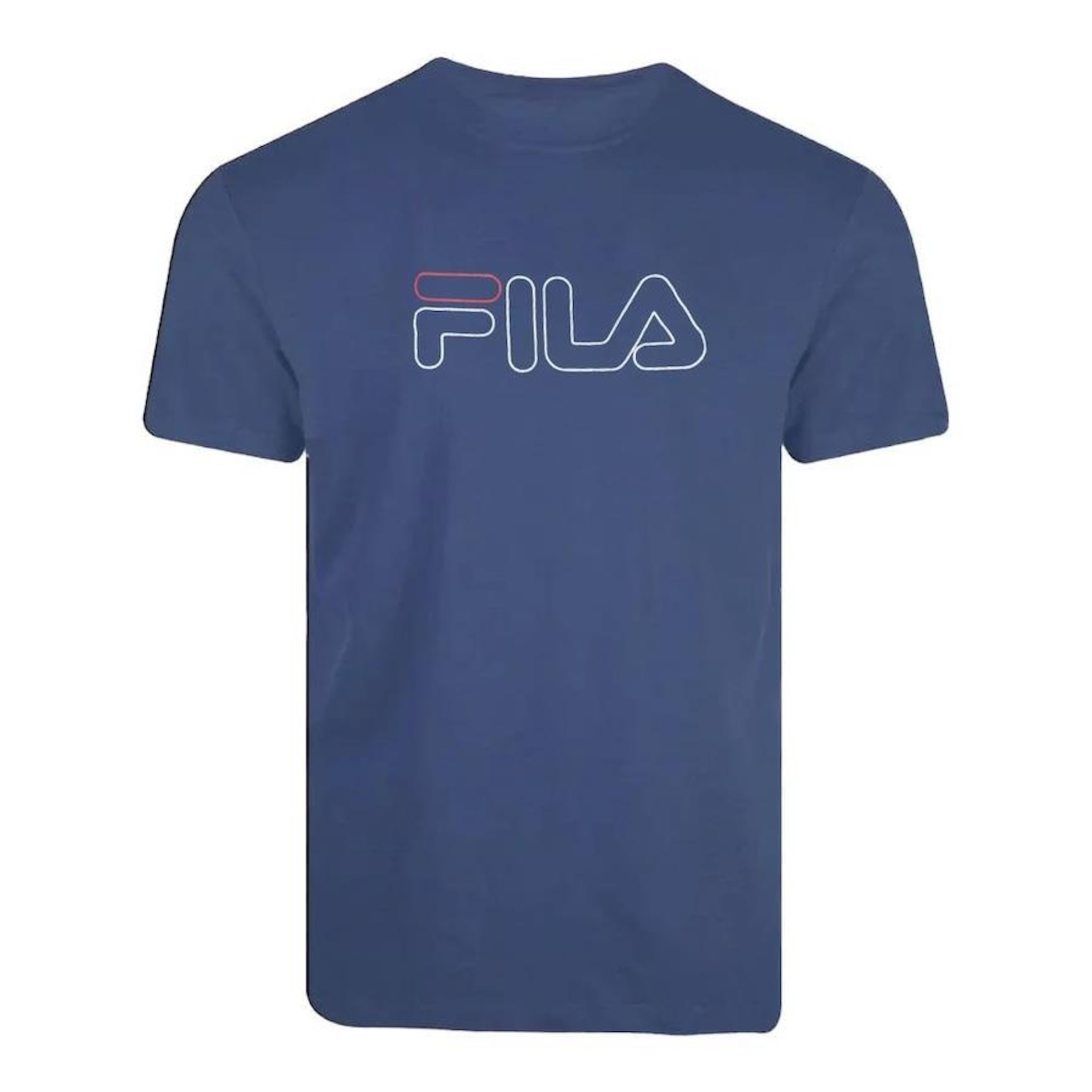 Camiseta Fila Letter Outline - Masculina - Foto 1