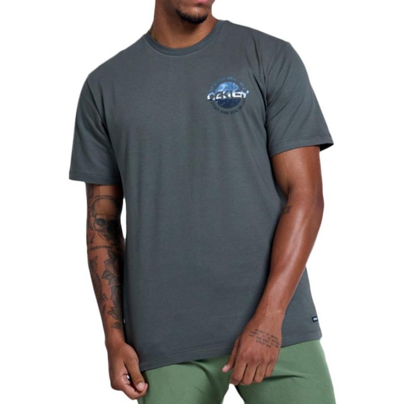 Camiseta Oakley Nature Graphic Water Tee Preto