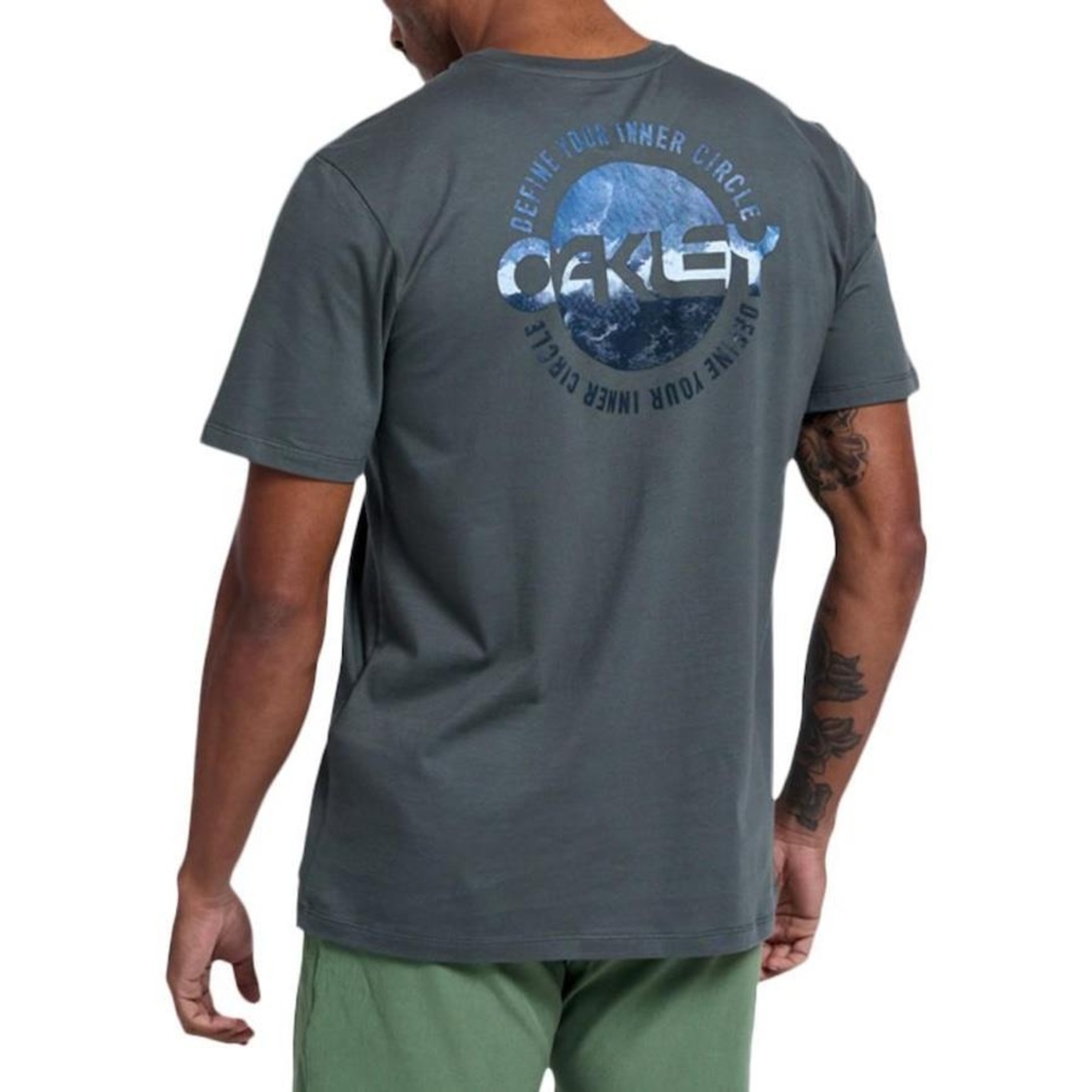 Camiseta Oakley Nature Graphic Water Tee Preto