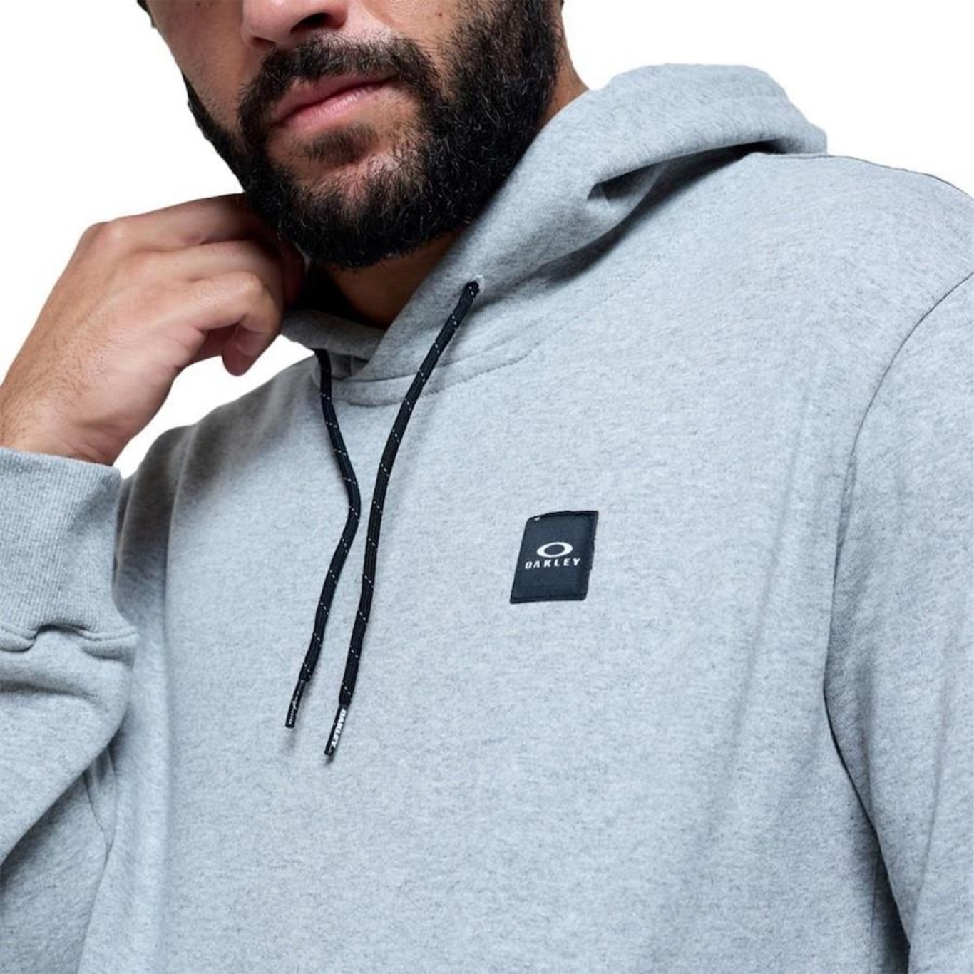 Blusão de Moletom com Capuz Oakley Patch 2.0 Hoodie - Masculino - Foto 3