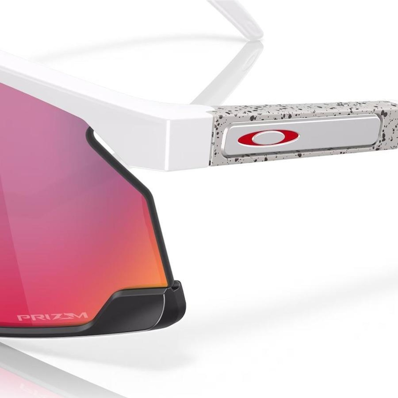 Óculos de Sol Unissex Oakley BXTR Matte Prizm Road - Foto 3