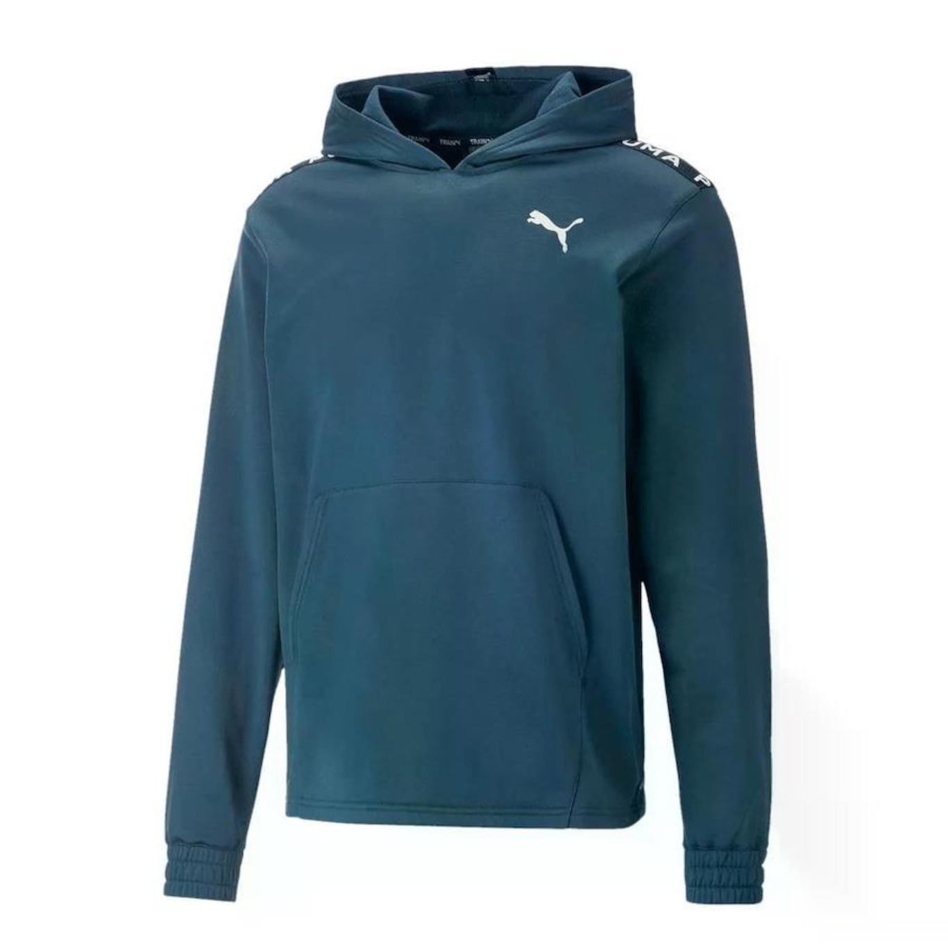 Blusão com Capuz Puma Fit PWR Fleece Hoodie - Masculino - Foto 1