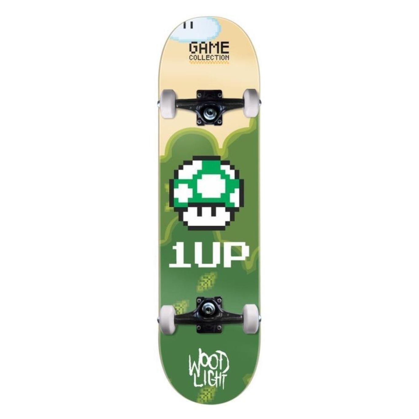 Skate Iniciante Wood Light 1Up - Foto 1