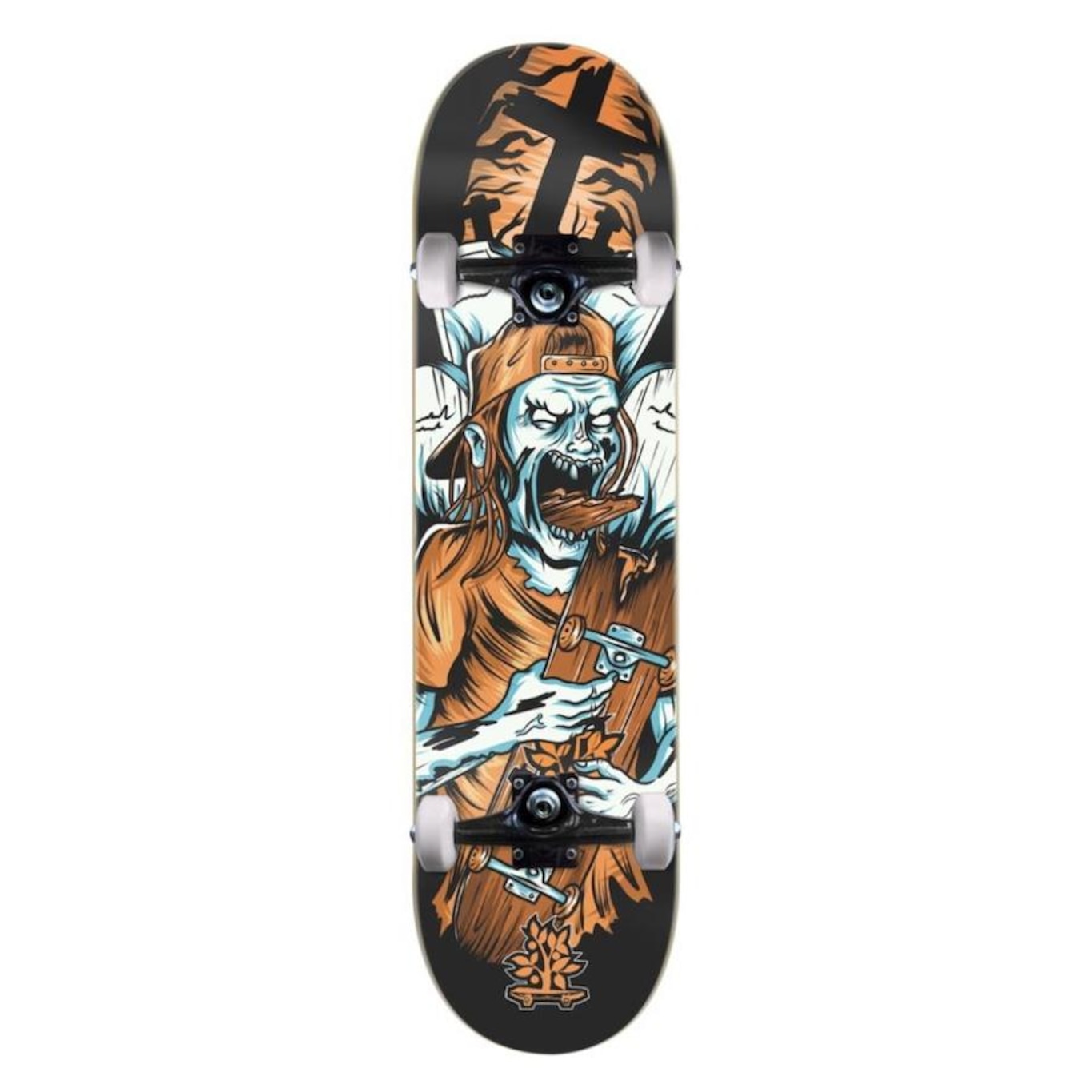 Skate Iniciante Wood Light Zombie - Foto 1