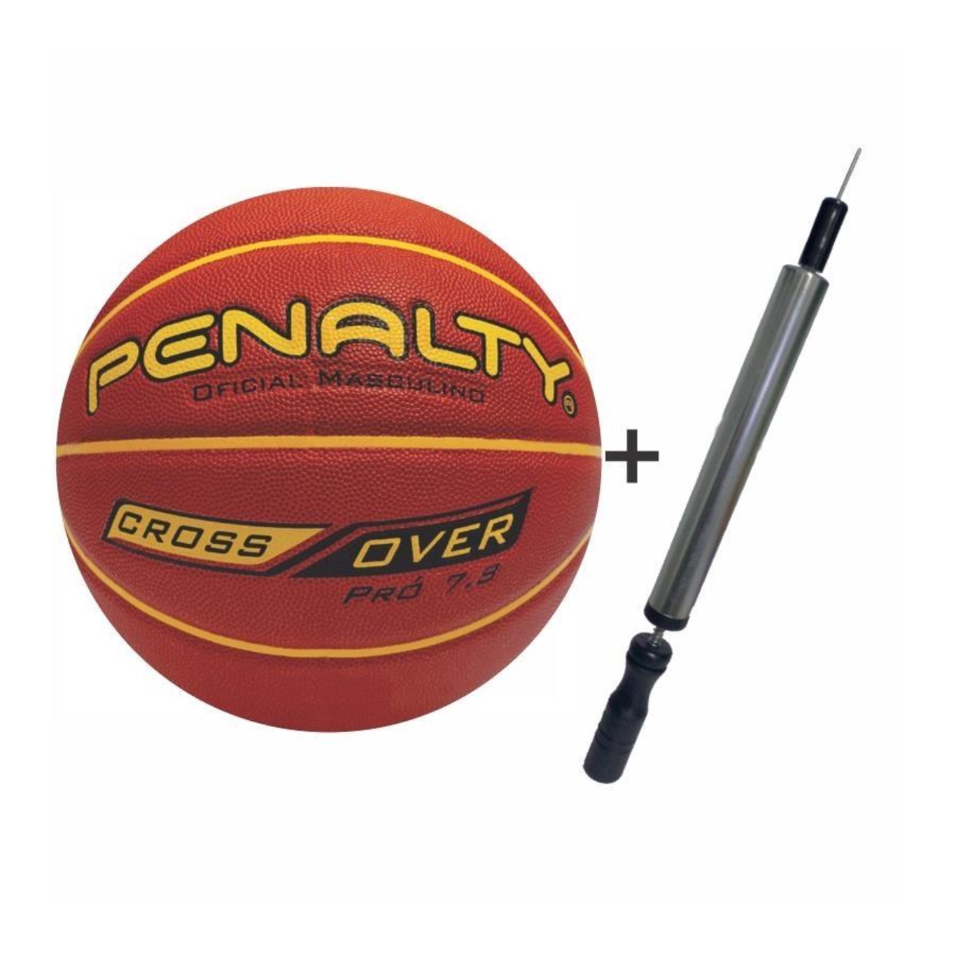 Bola Basquete Penalty Pro 7.8 Crossover Original Nbb C/ Nf