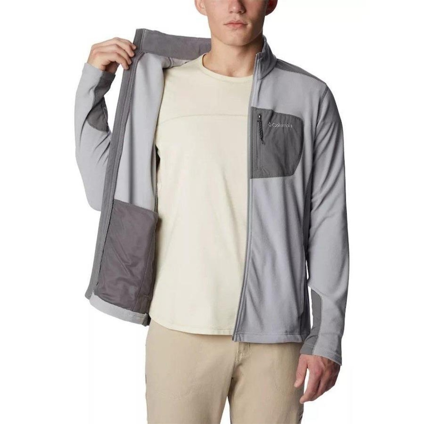 Jaqueta Columbia Klamath Range Full Zip Sport - Masculina - Foto 3