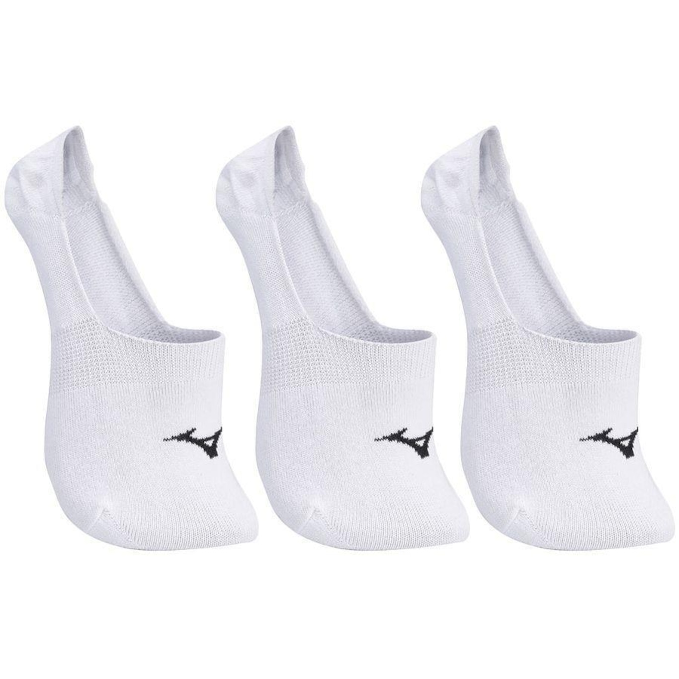 Kit Meias Invisível Mizuno Cronos - 3 Pares - Adulto - Foto 1