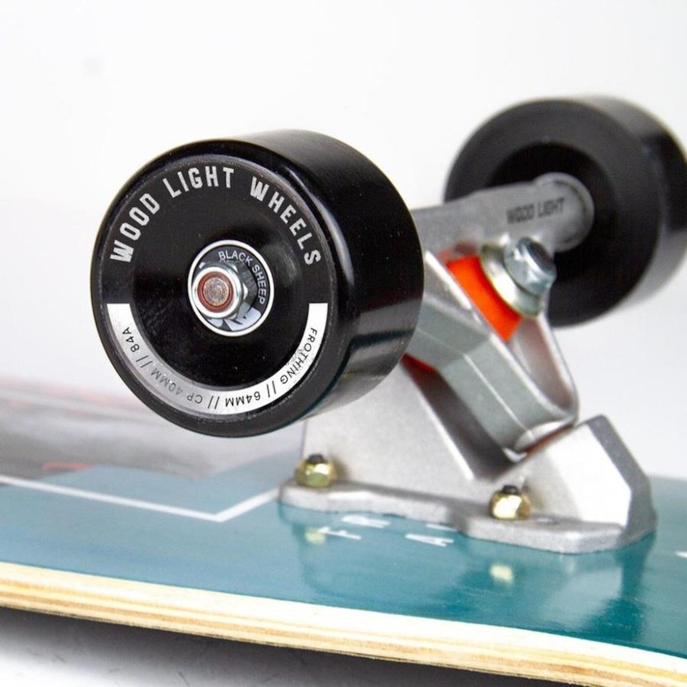 Skate Cruiser Wood Light New Surf Surfer Greek - Foto 3