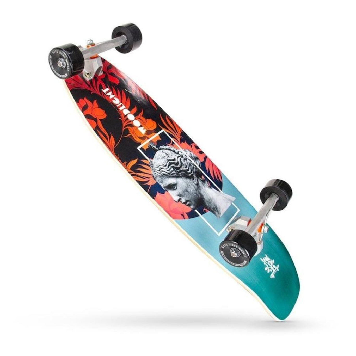 Skate Cruiser Wood Light New Surf Surfer Greek - Foto 4