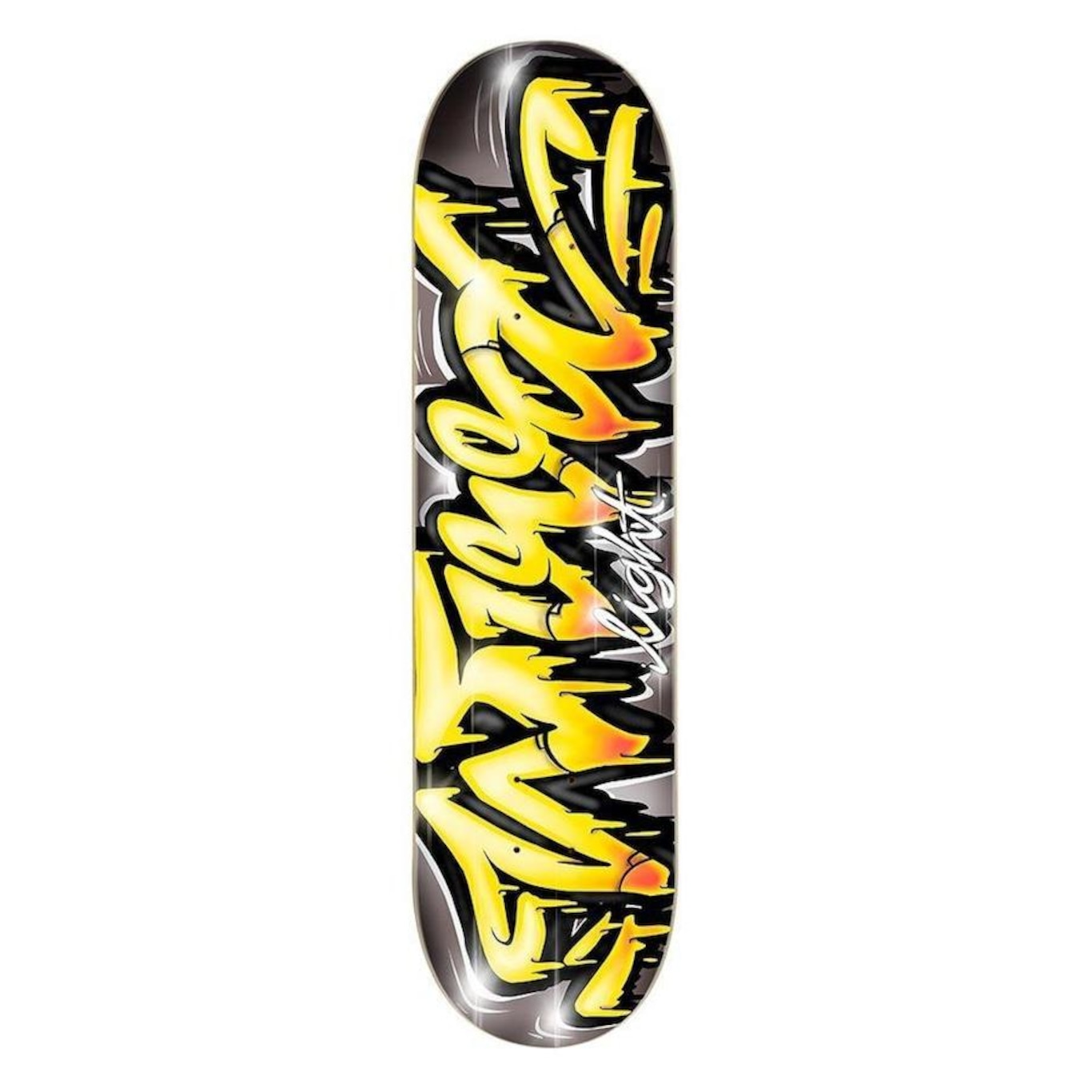 Shape de Skate Wood Light Marfim Grafite Melt - Foto 1