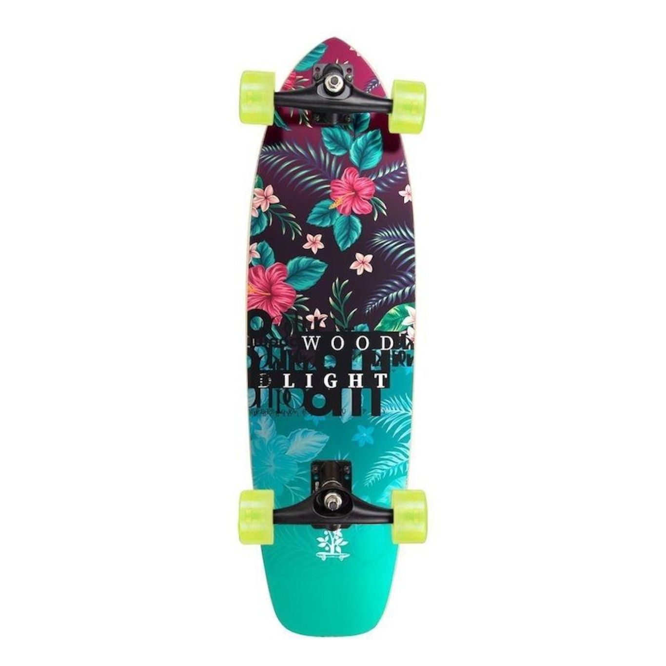 Simulador de Surf Wood Light Completo Blossom - Longboard - Foto 1