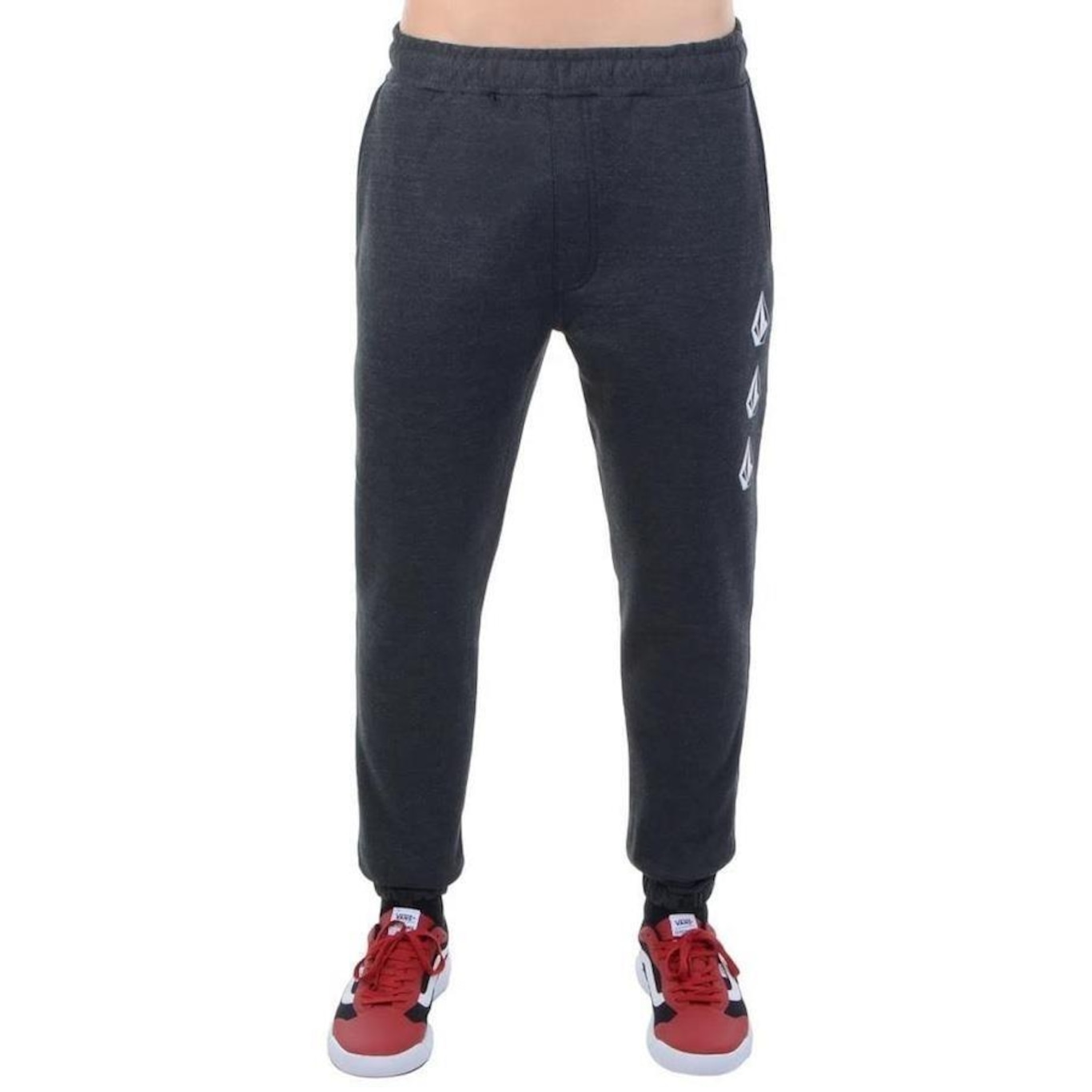 Calça De Moletom Volcom Iconic Stone - Masculina - Foto 3