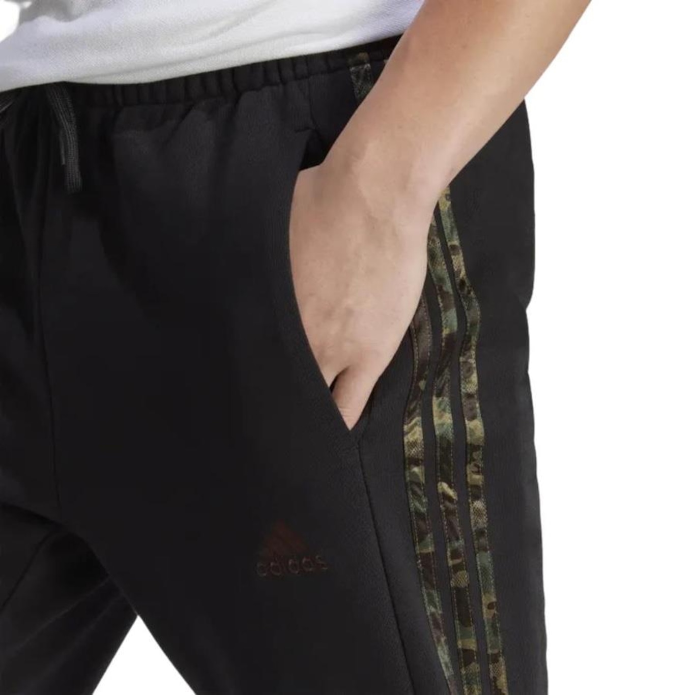 Calça de Moletom adidas Essentials 3 Listras - Masculina - Foto 5