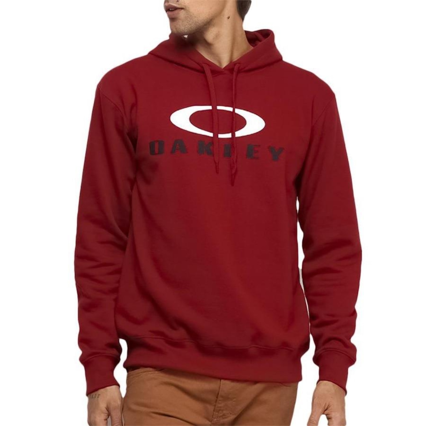 Blusão de Moletom com Capuz Oakley Canguru Dual Hoodie WT23 - Masculino - Foto 1