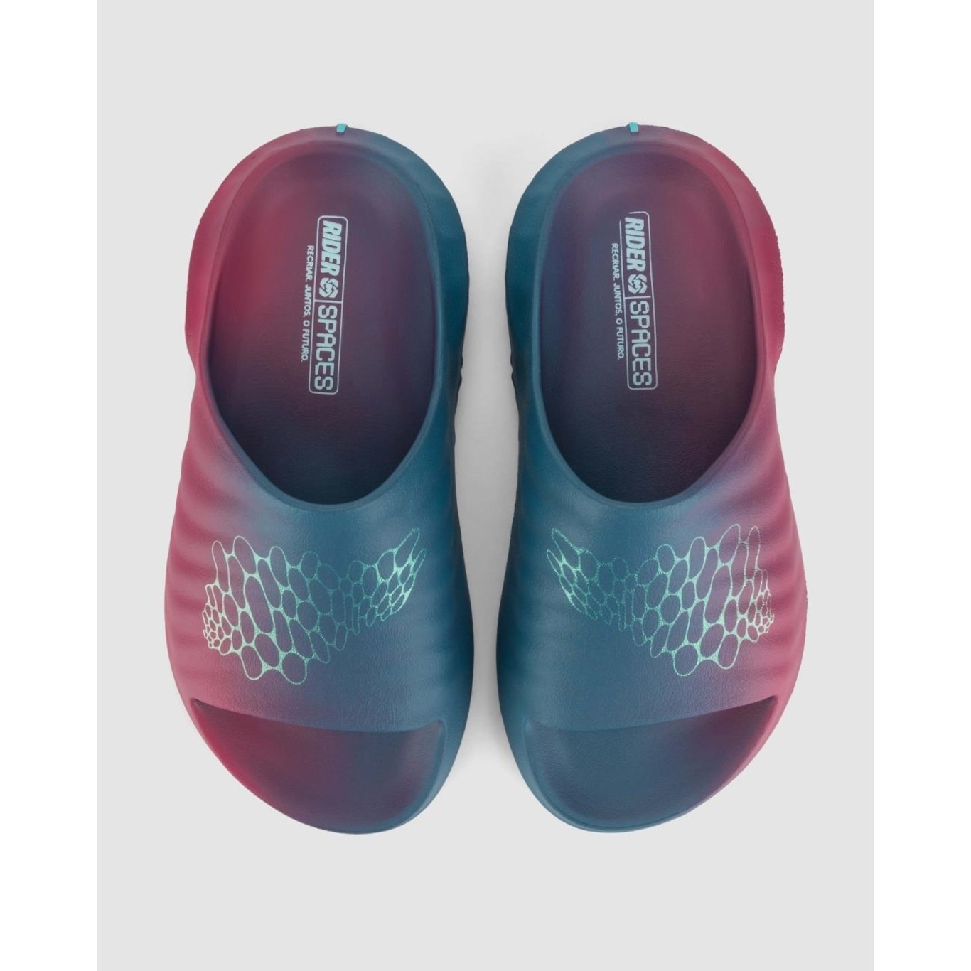 Chinelo Slide Rider R4 Space - Masculino - Foto 1