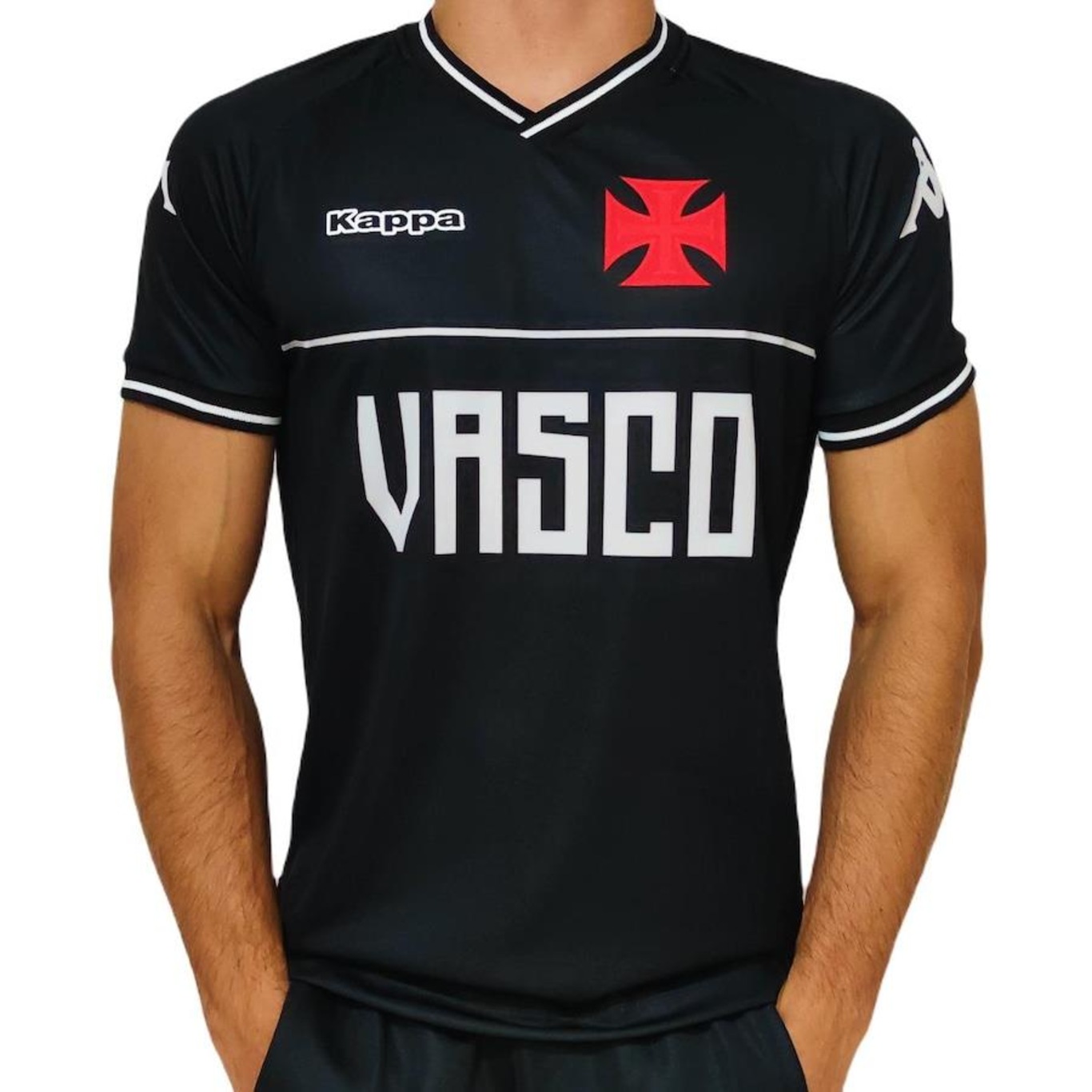 Camiseta Vasco de Gama Kappa Supporter Dark - Masculino - Foto 2