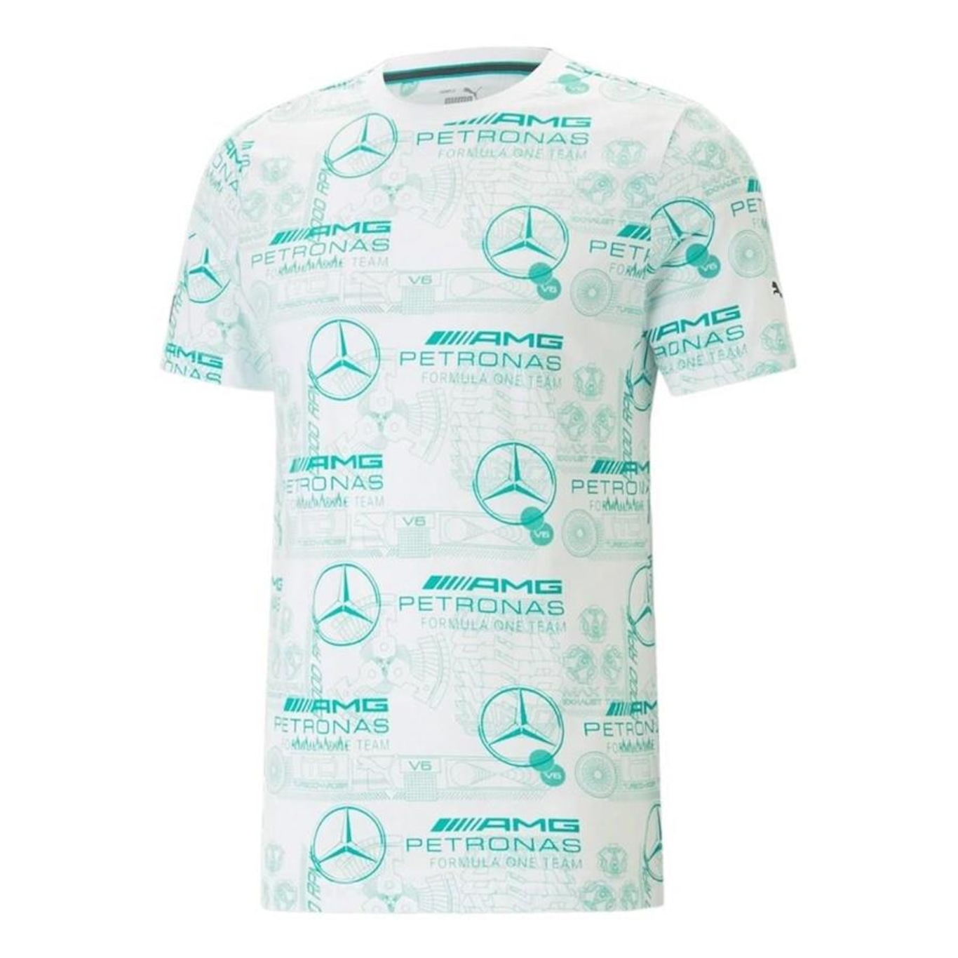 Camiseta Puma Mercedes Petronas Motorsport - Masculina - Foto 1