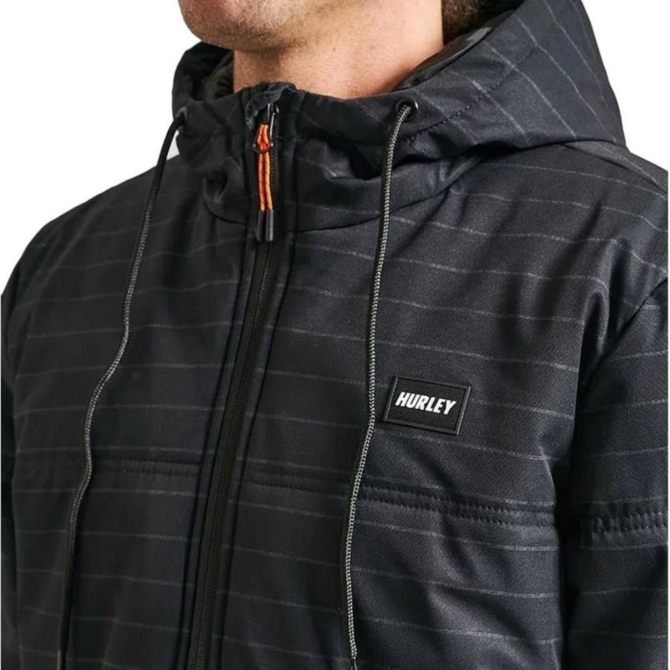 Jaqueta com Capuz Hurley Vortex - Masculina - Foto 3