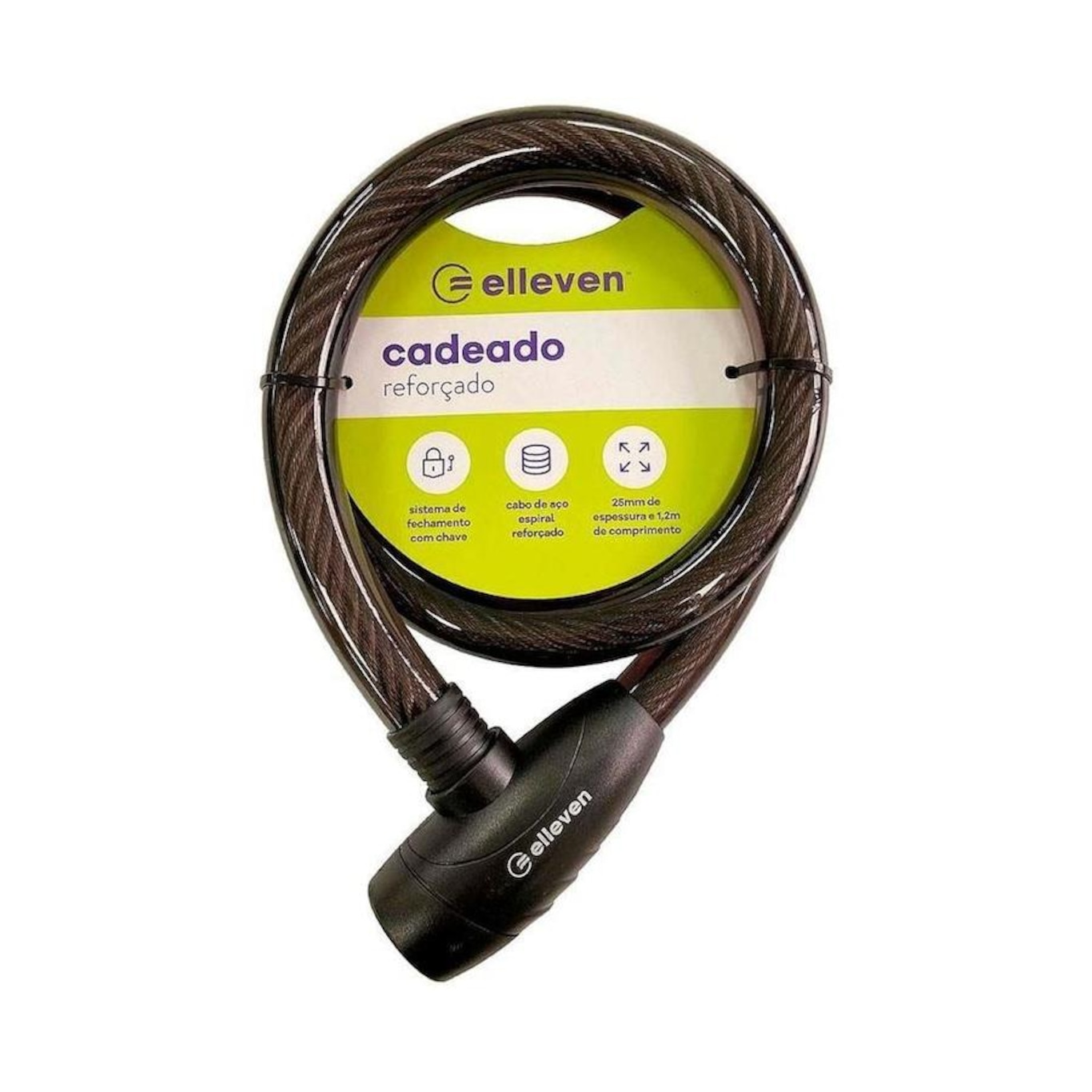 Cadeado Elleven Reforçado 1.2m x 25mm - Foto 1