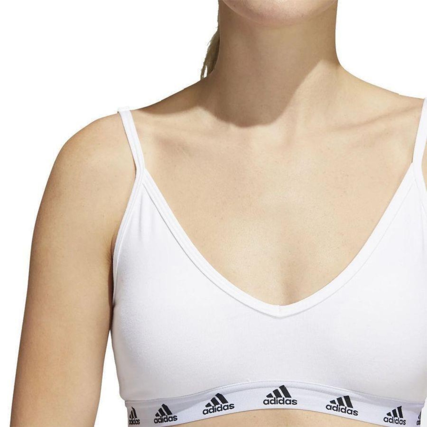 Top Fitness adidas Suporte Purebare - Feminino - Foto 6