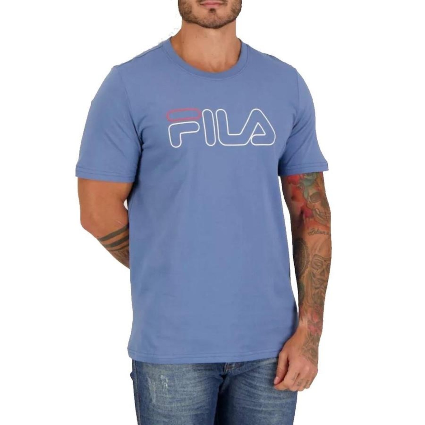 Camiseta Fila BASIC OUTLINE - Masculina - Foto 2