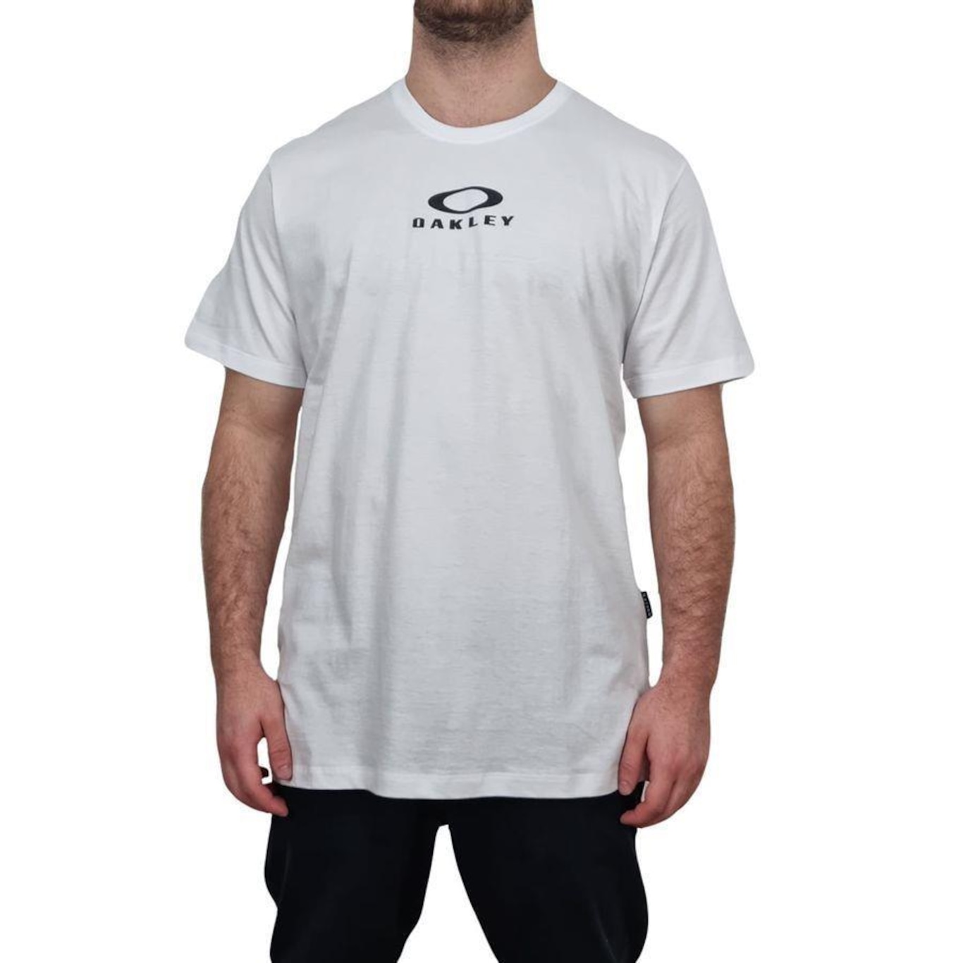 Camiseta Oakley Bark New White - Masculina - Foto 1