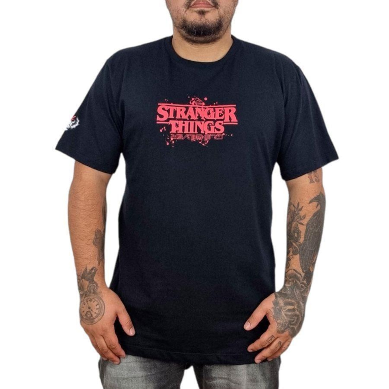 Camiseta Quiksilver Season Ender Stranger Things - Masculina - Foto 1