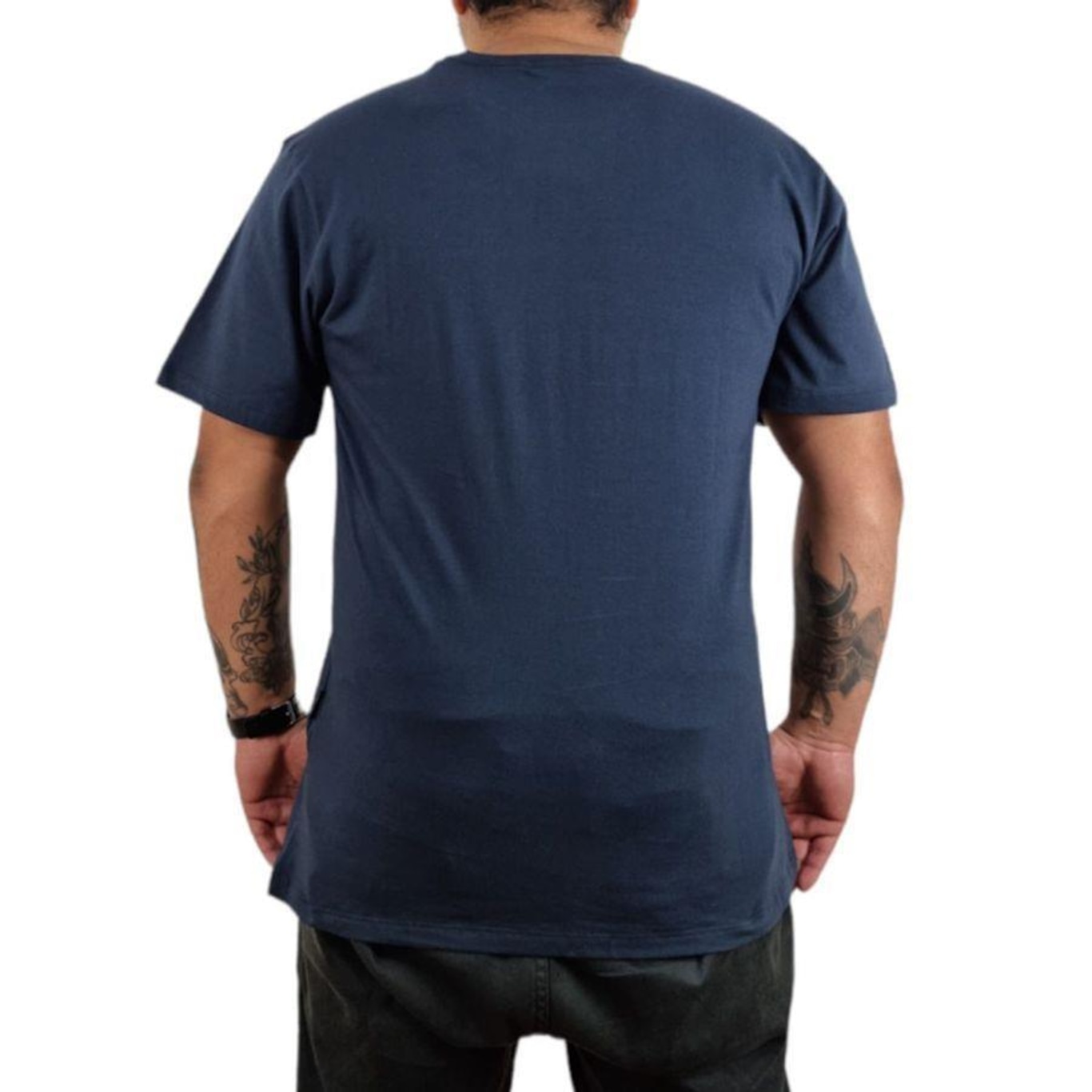 Camiseta Oakley Bark New Tee Navy Blue - Masculina - Foto 3